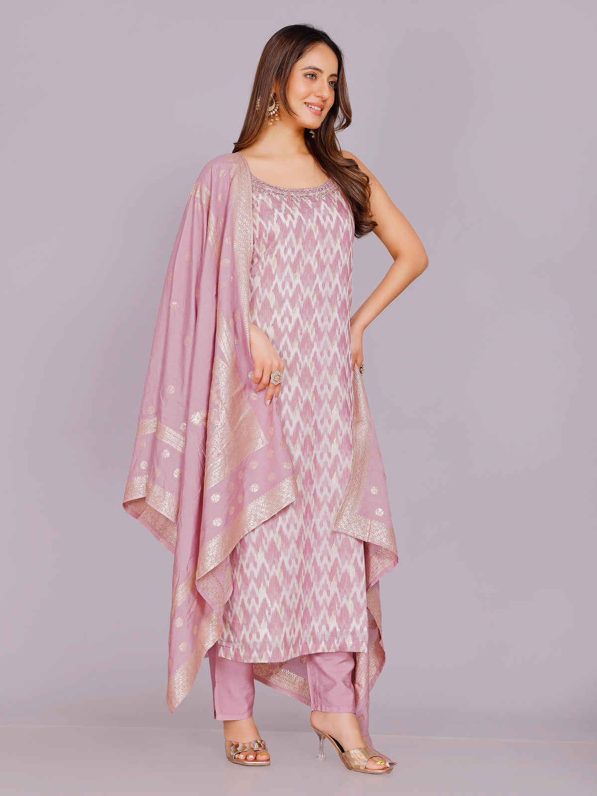 Anwesha Silk Straight Suit