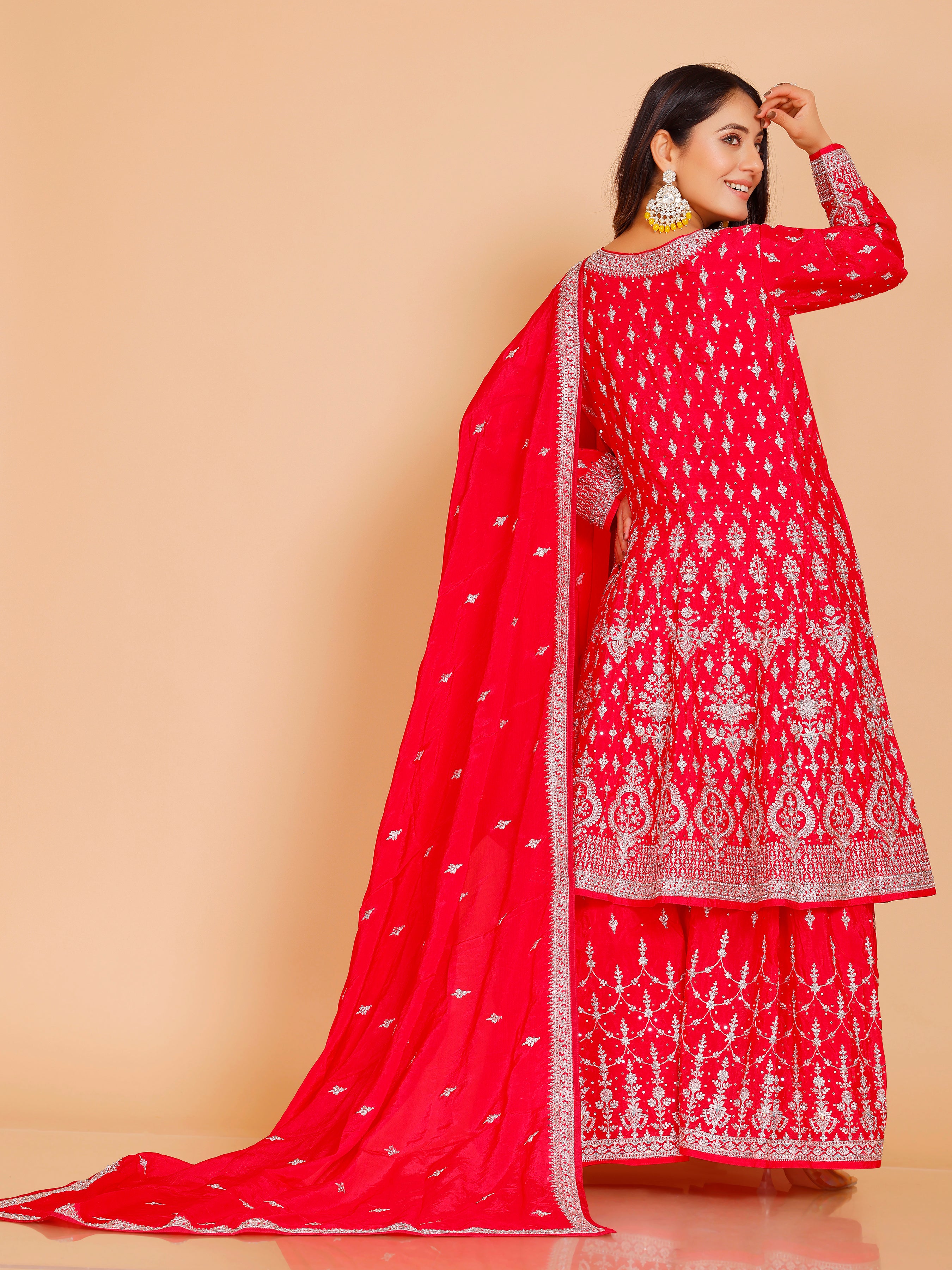 Daina Flair Palazzo Suit - Roop Darshan