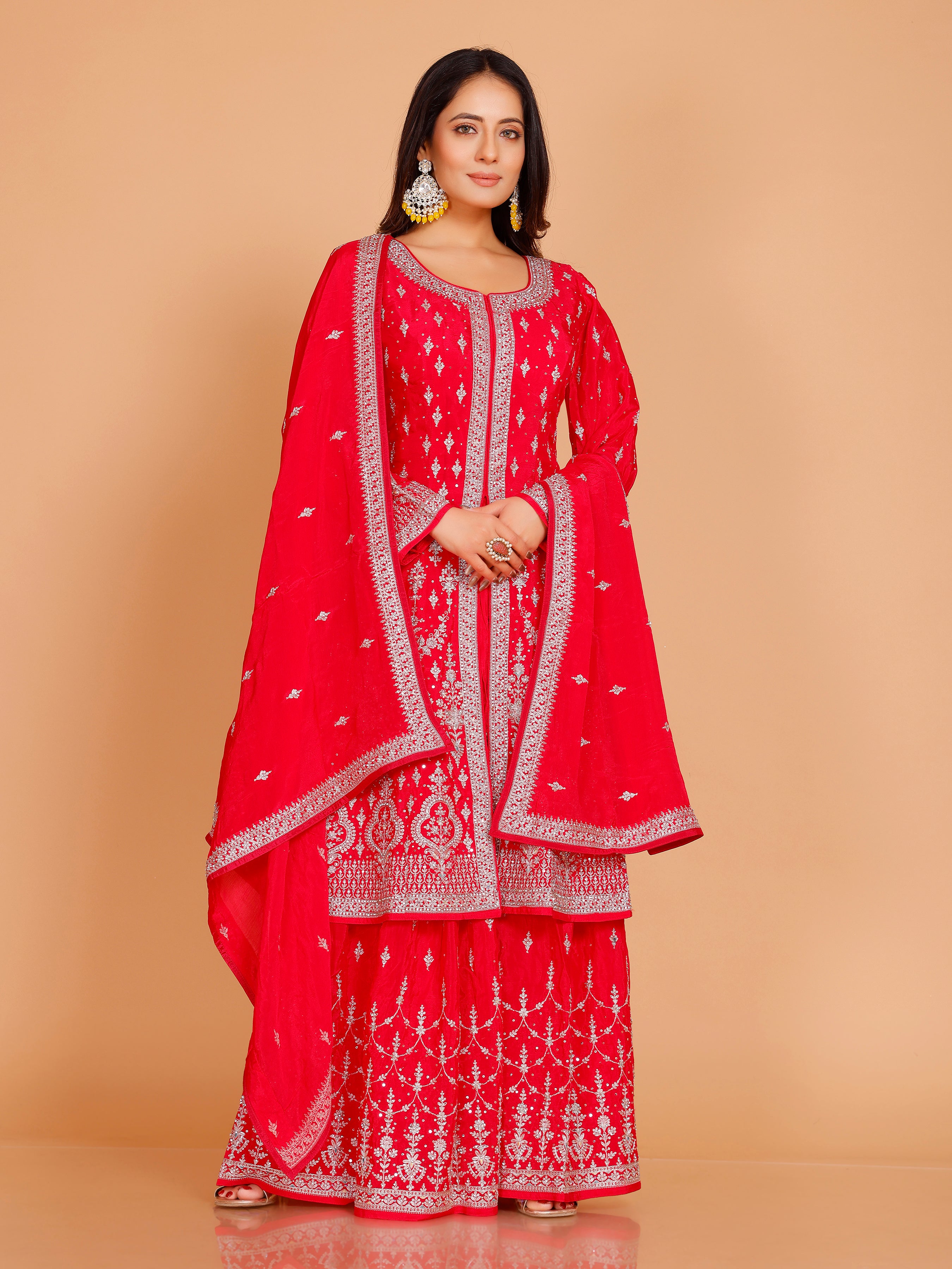 Daina Flair Palazzo Suit - Roop Darshan