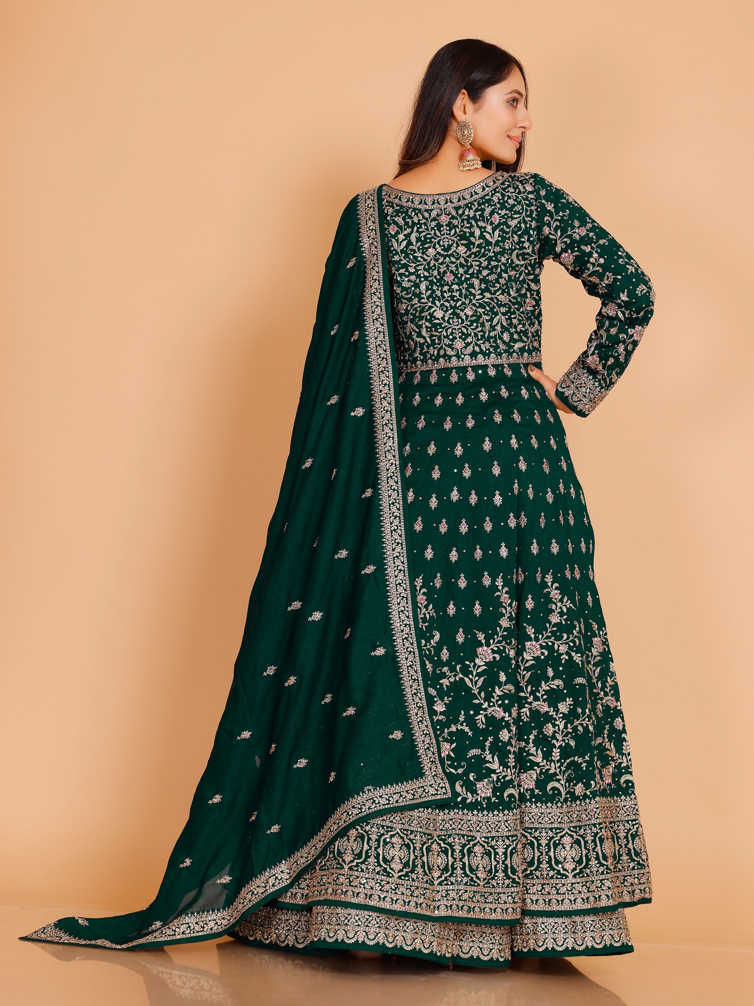 Ziya Long Top Lehenga - Roop Darshan