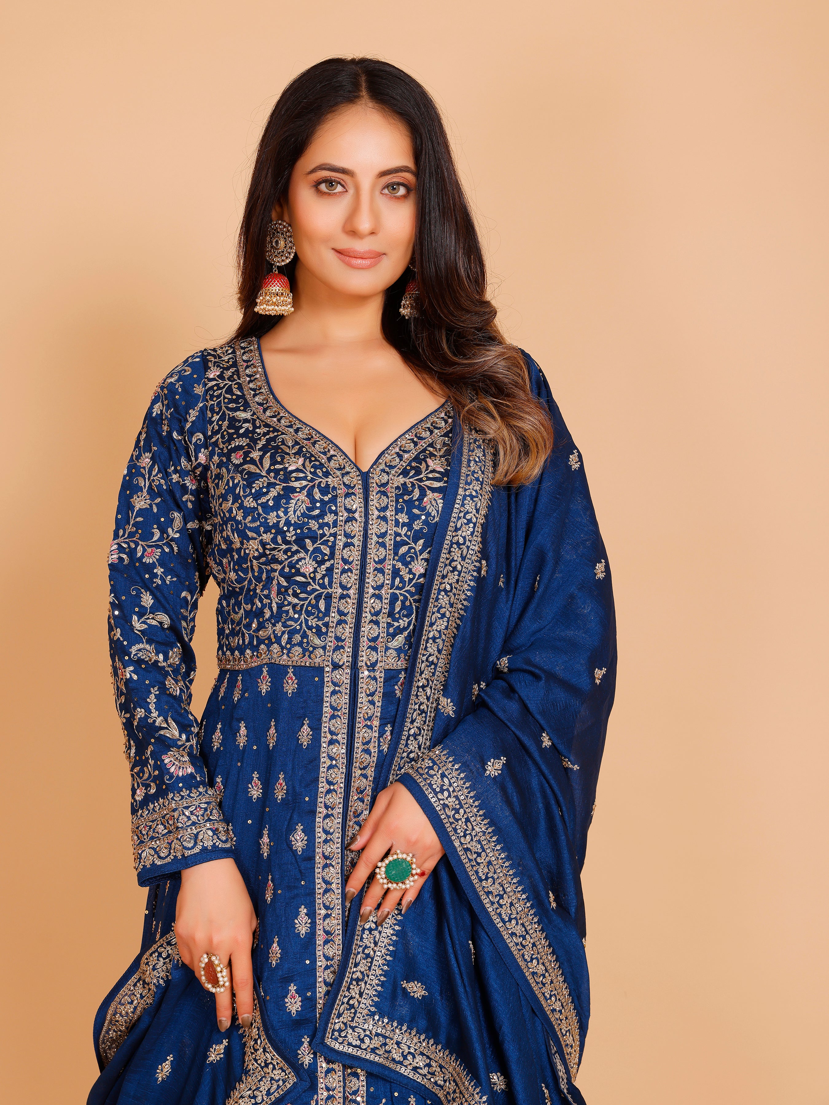 Ziya Long Top Lehenga - Roop Darshan