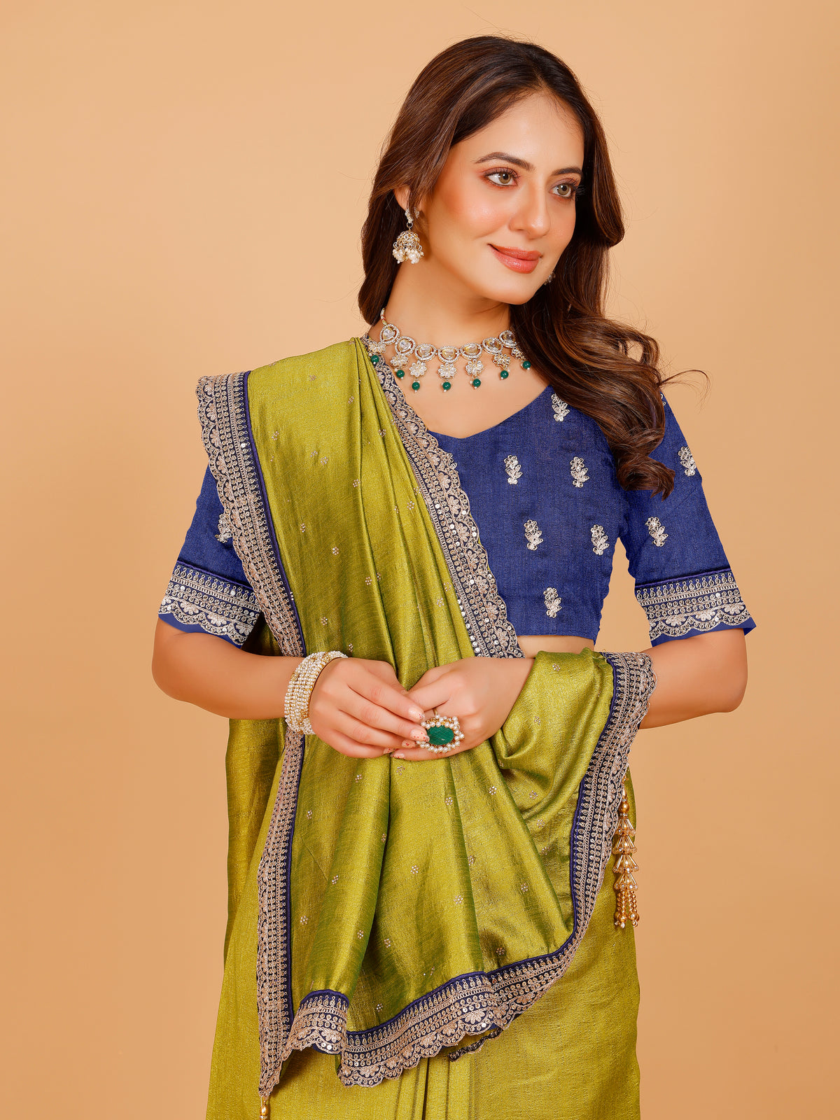 Kashmira Vichitra Silk Saree