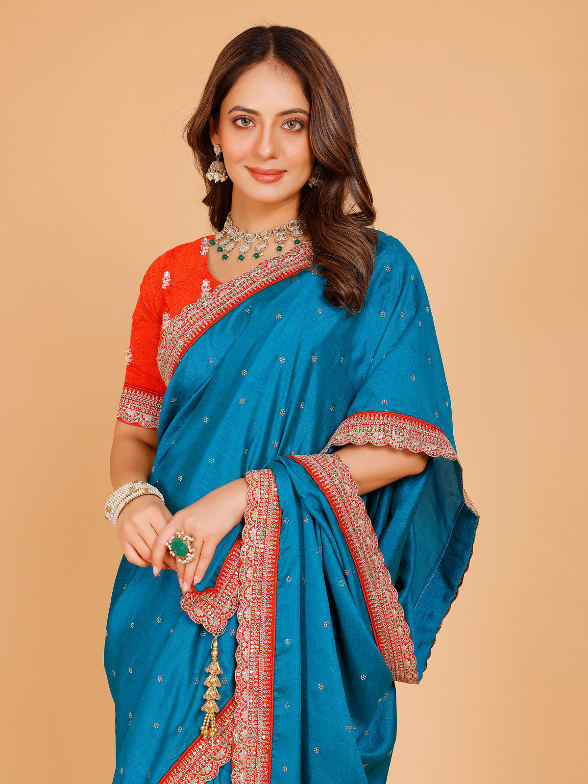 Kashmira Vichitra Silk Saree