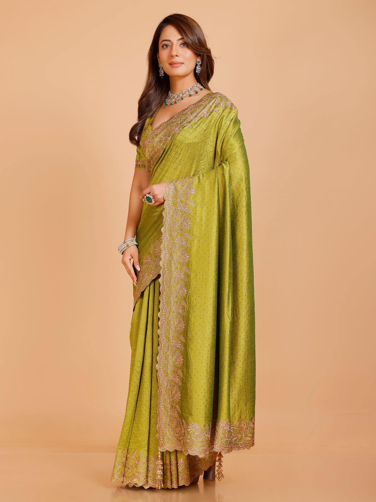 Shania Silk Saree - Roop Darshan