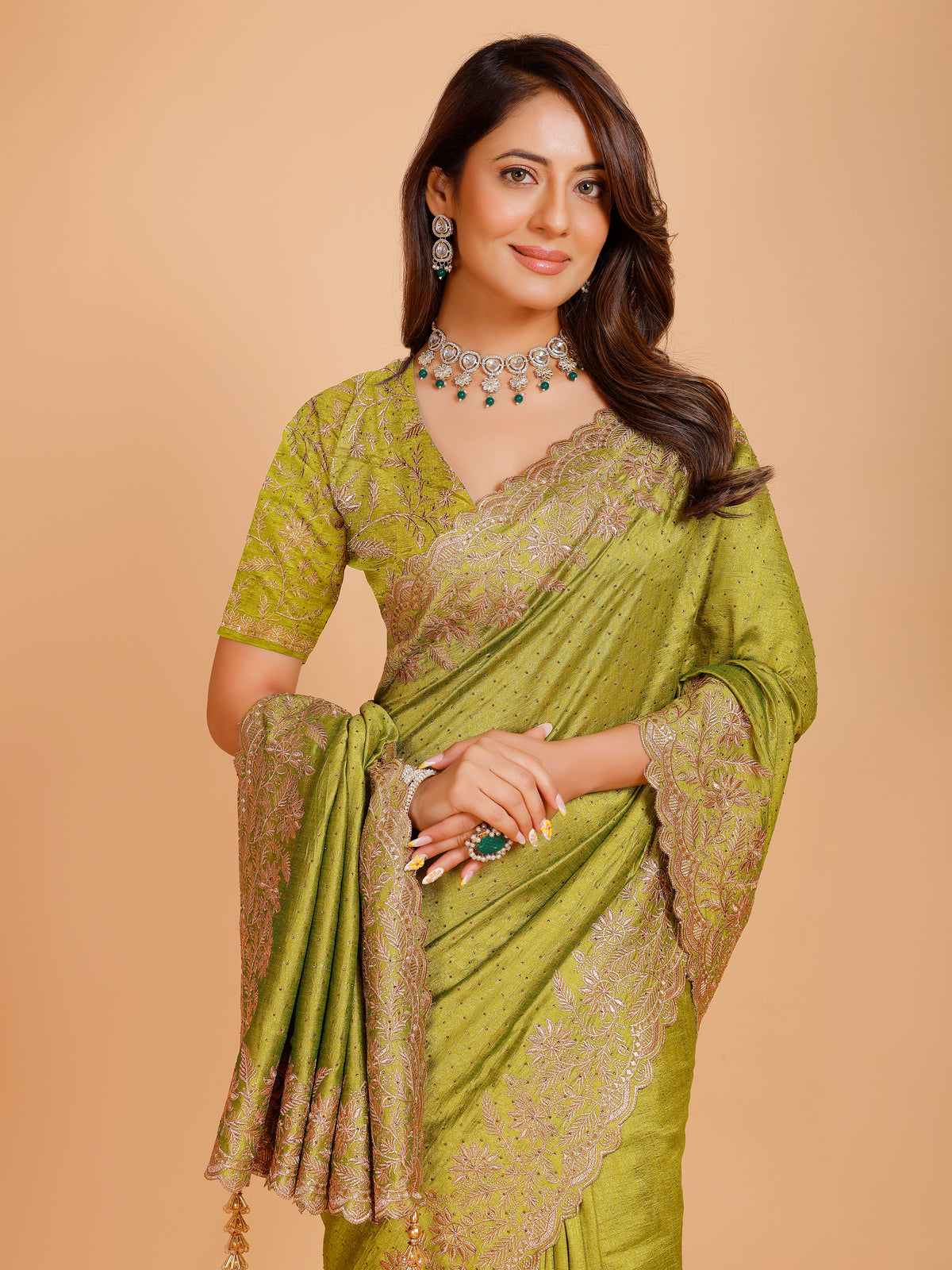 Shania Silk Saree - Roop Darshan