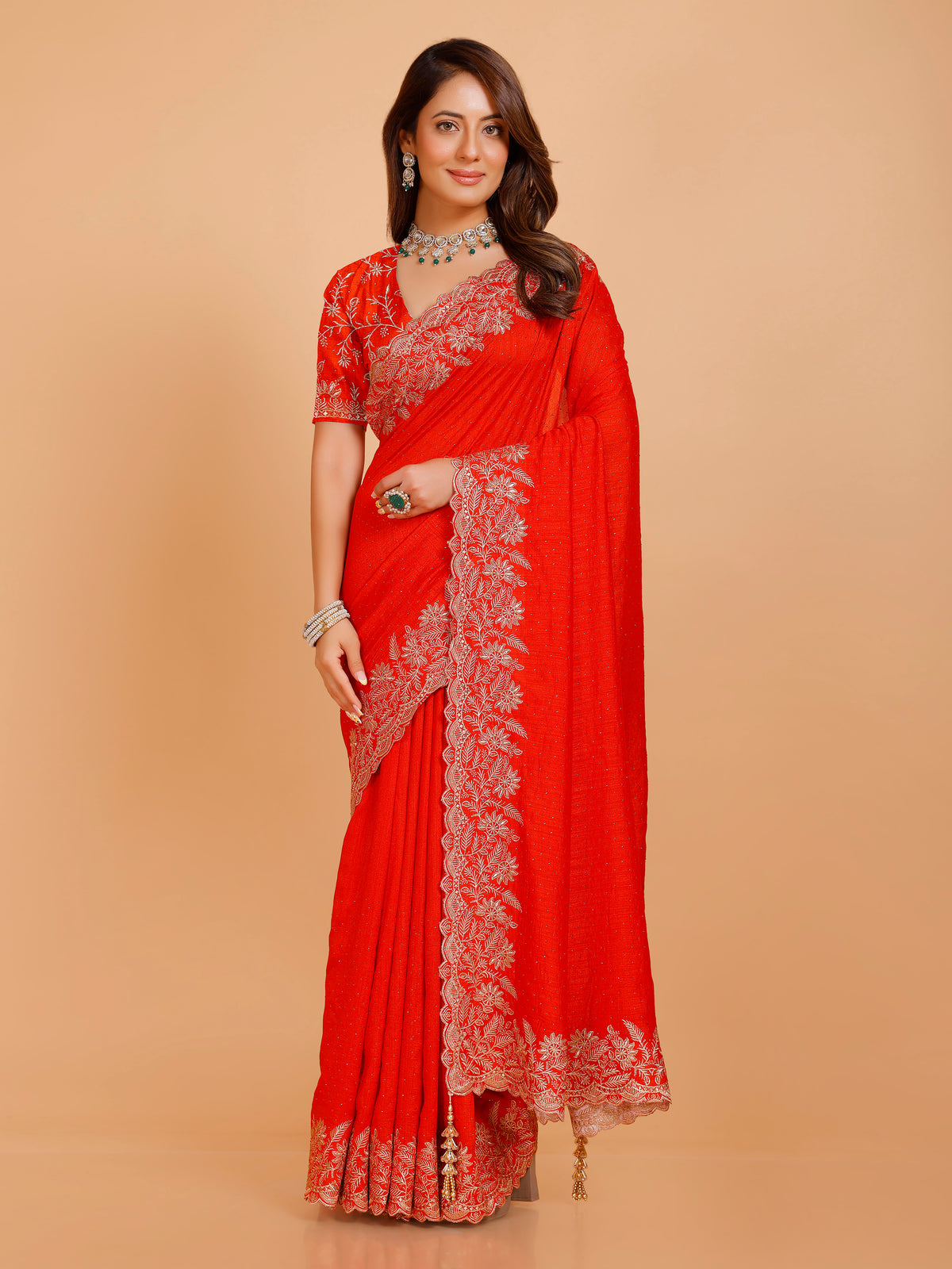 Shania Silk Saree - Roop Darshan