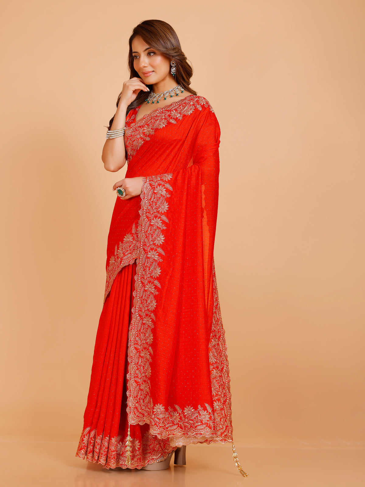 Shania Silk Saree - Roop Darshan