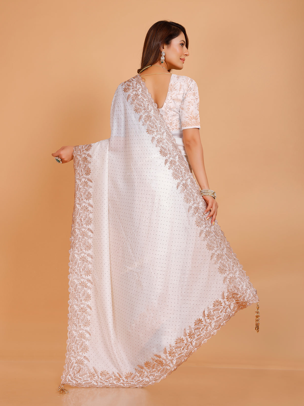 Shania Silk Saree - Roop Darshan