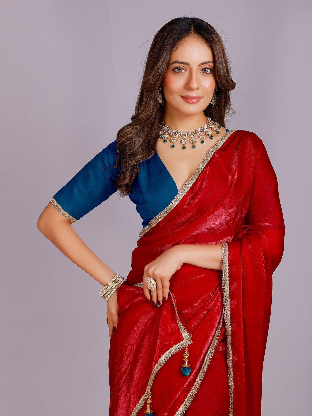 Tanisha Silk Plain Saree