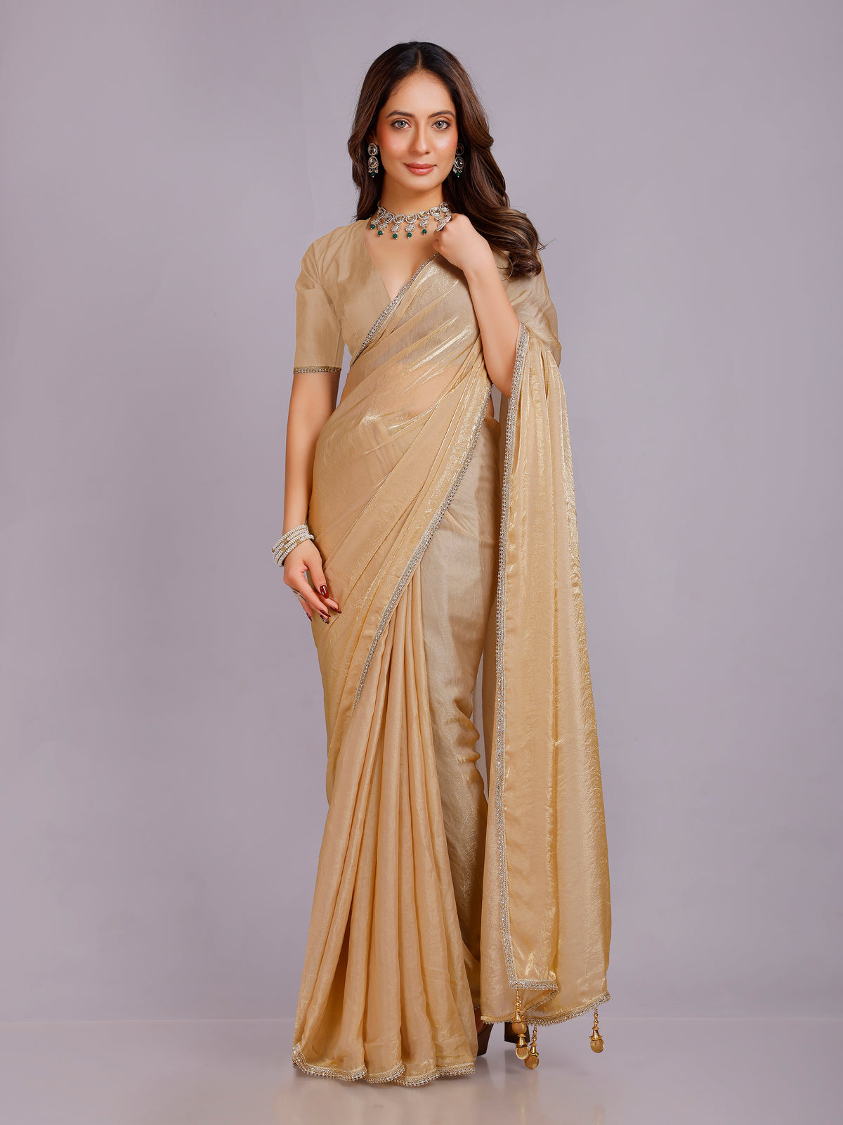 Tanisha Silk Plain Saree