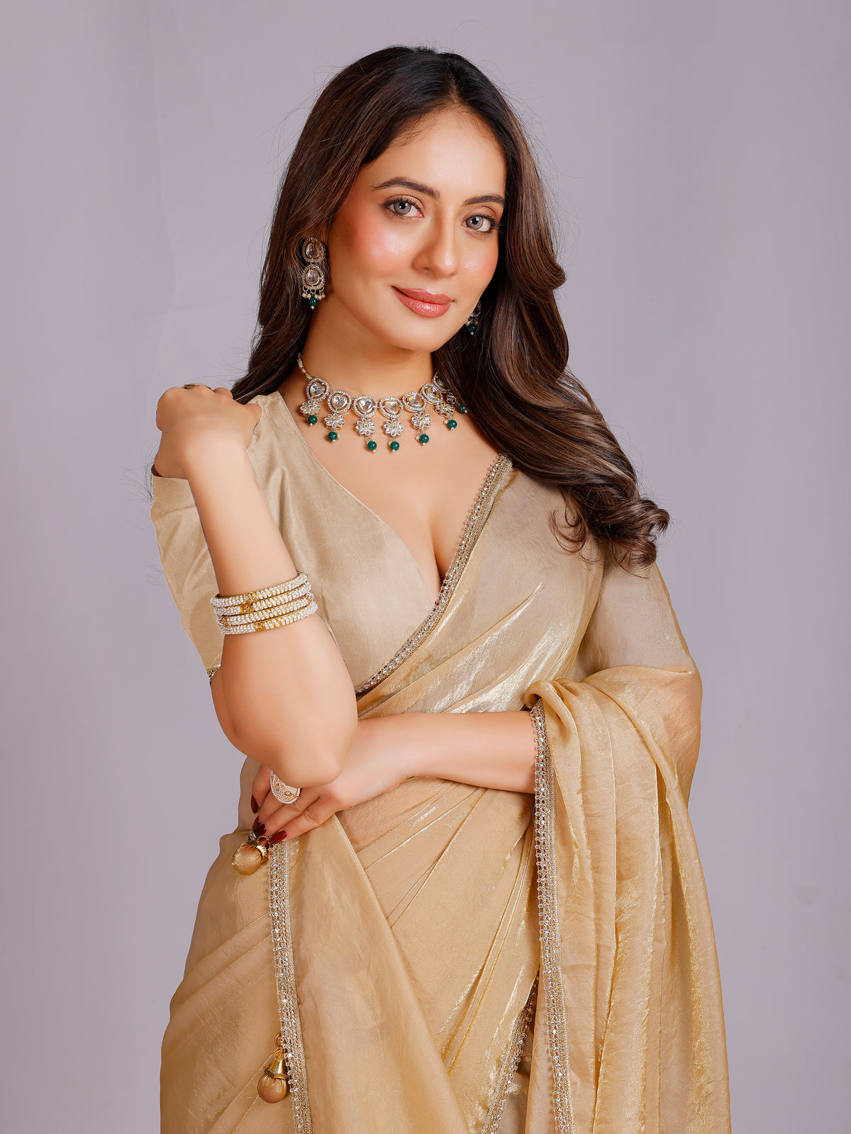 Tanisha Silk Plain Saree