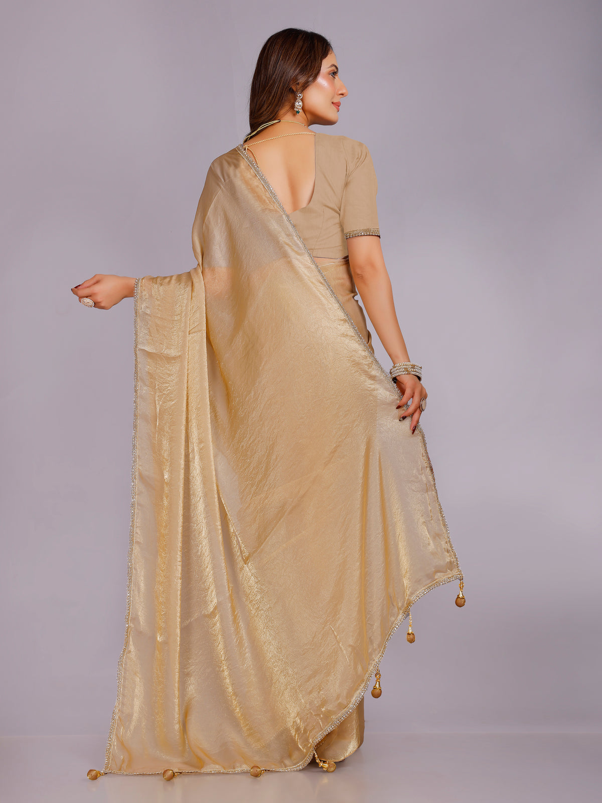 Tanisha Silk Plain Saree