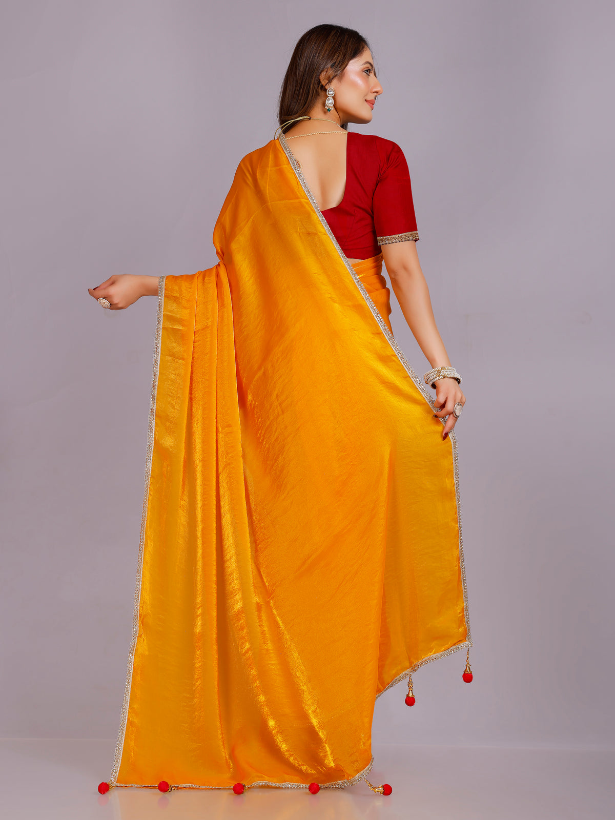 Tanisha Silk Plain Saree
