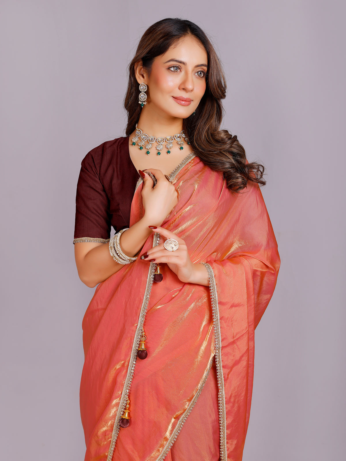 Tanisha Silk Plain Saree