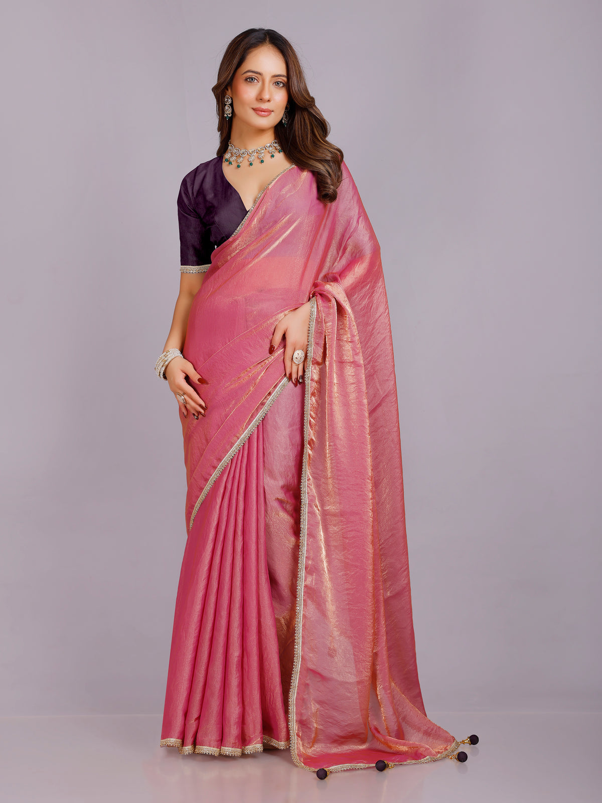 Tanisha Silk Plain Saree