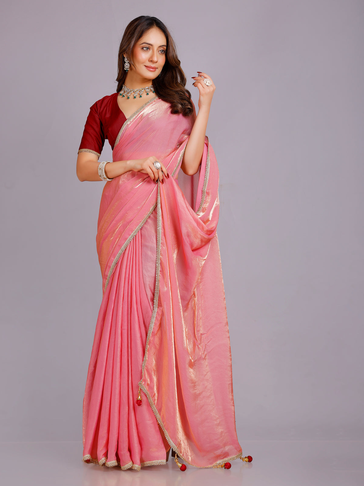 Tanisha Silk Plain Saree
