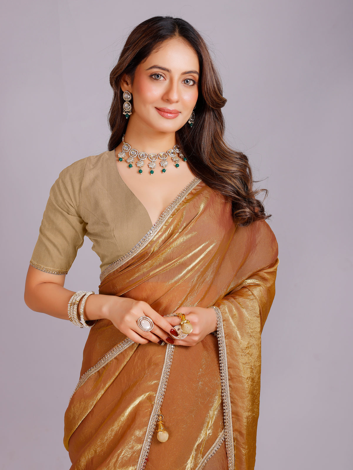 Tanisha Silk Plain Saree