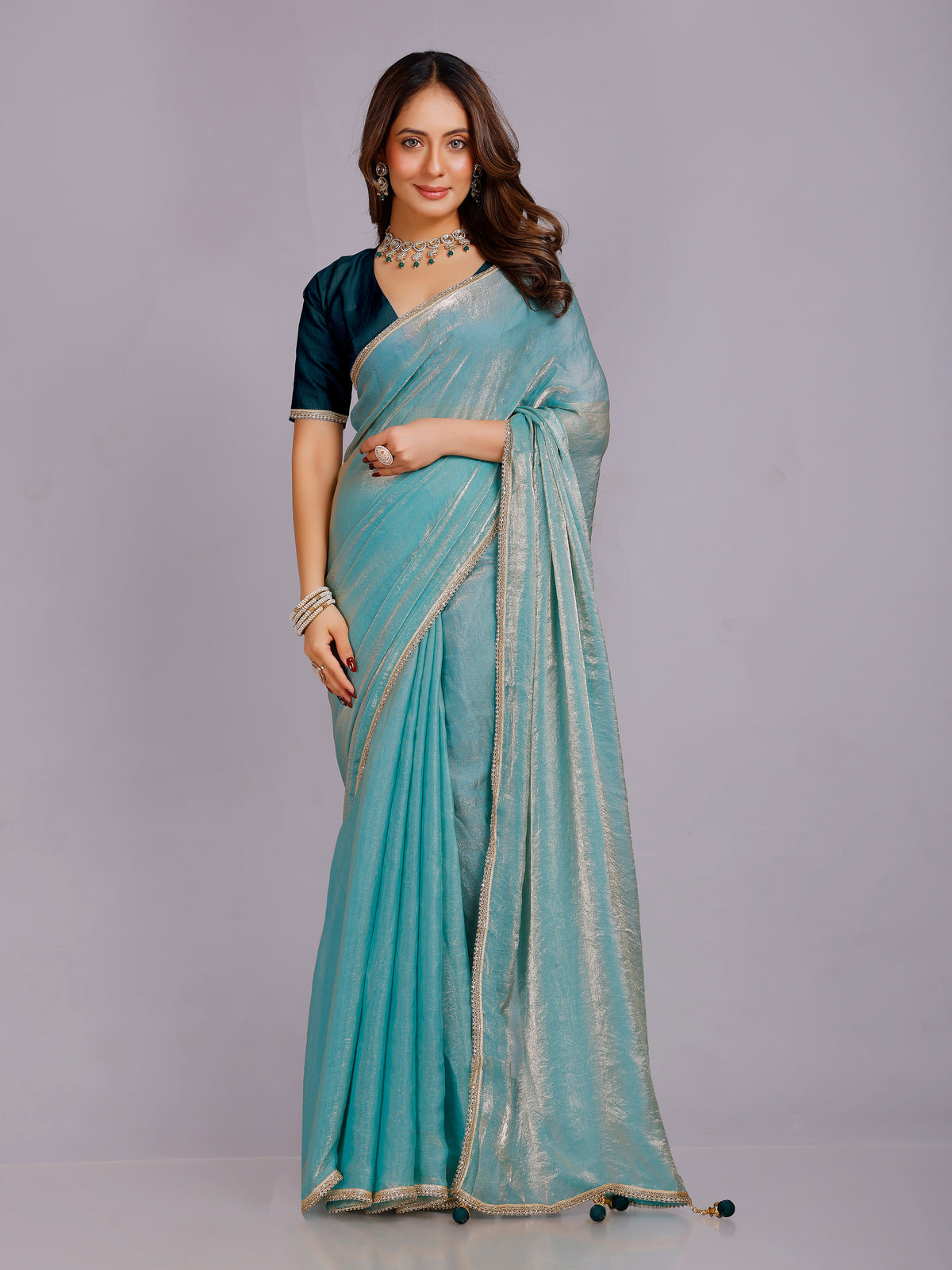 Tanisha Silk Plain Saree