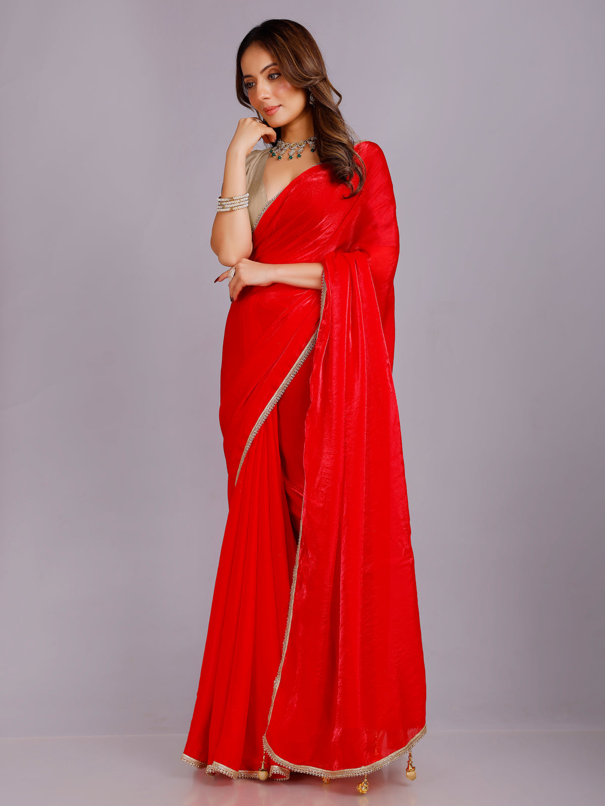 Tanisha Silk Plain Saree