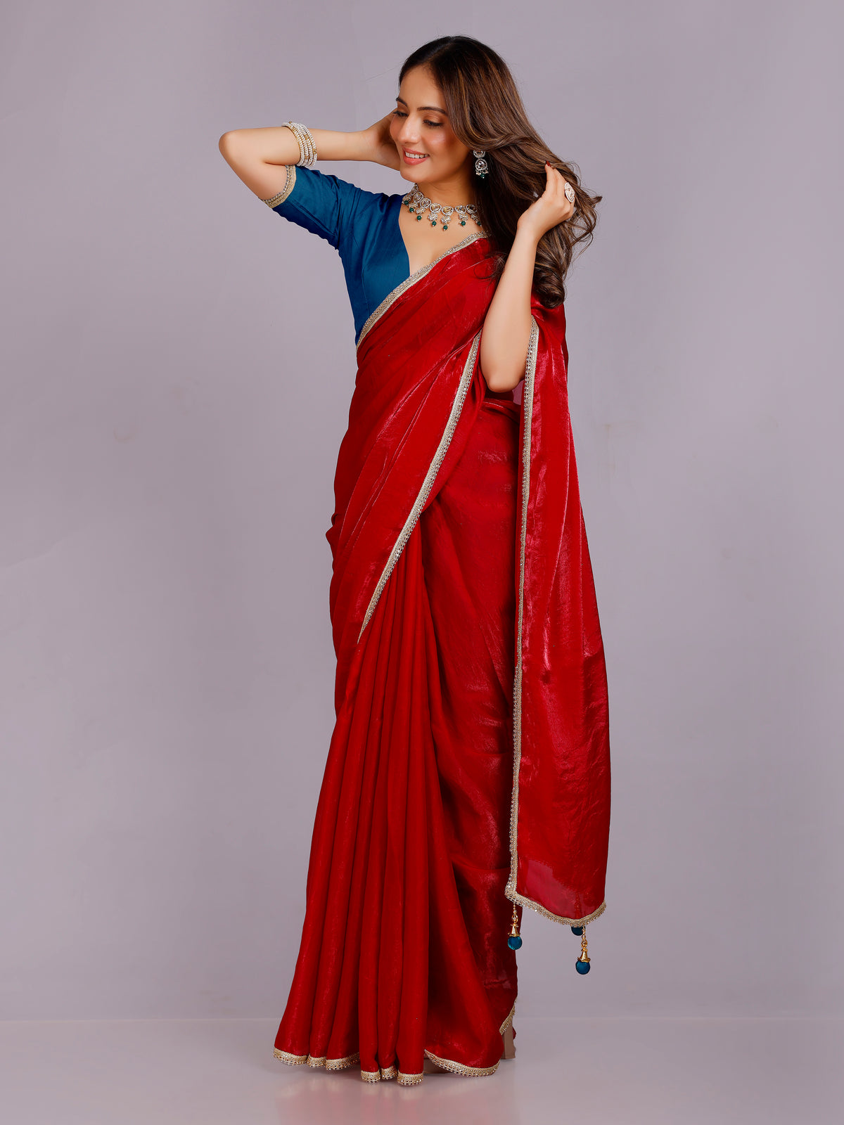 Tanisha Silk Plain Saree