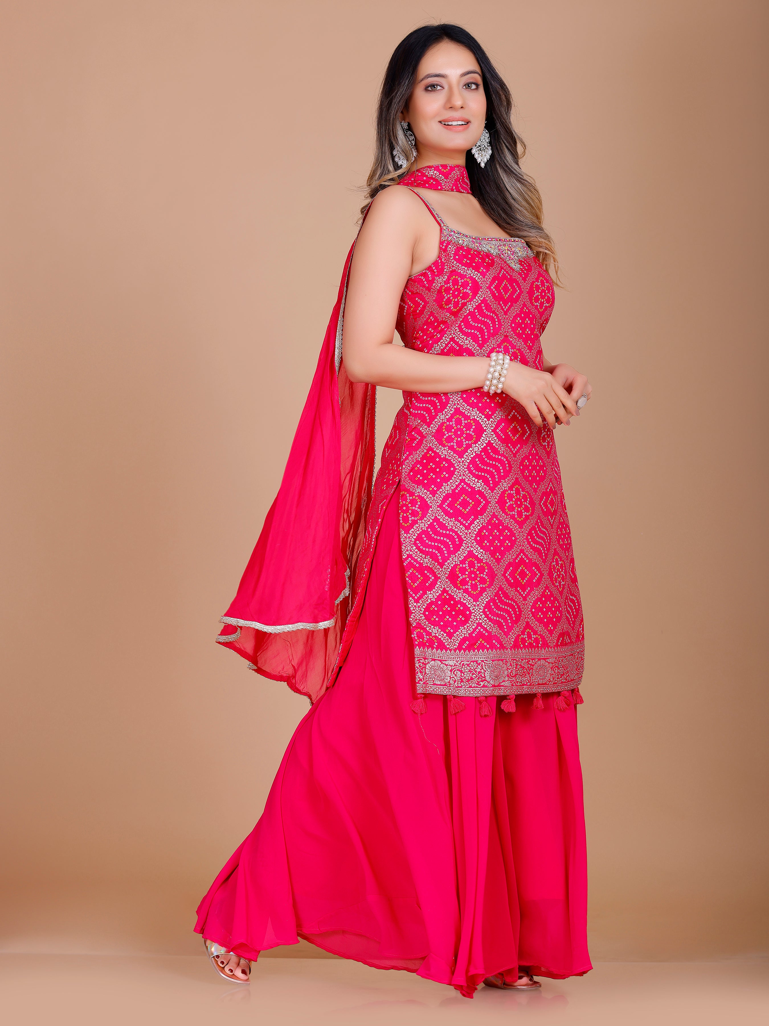 Ishita Palazzo Suit - Roop Darshan