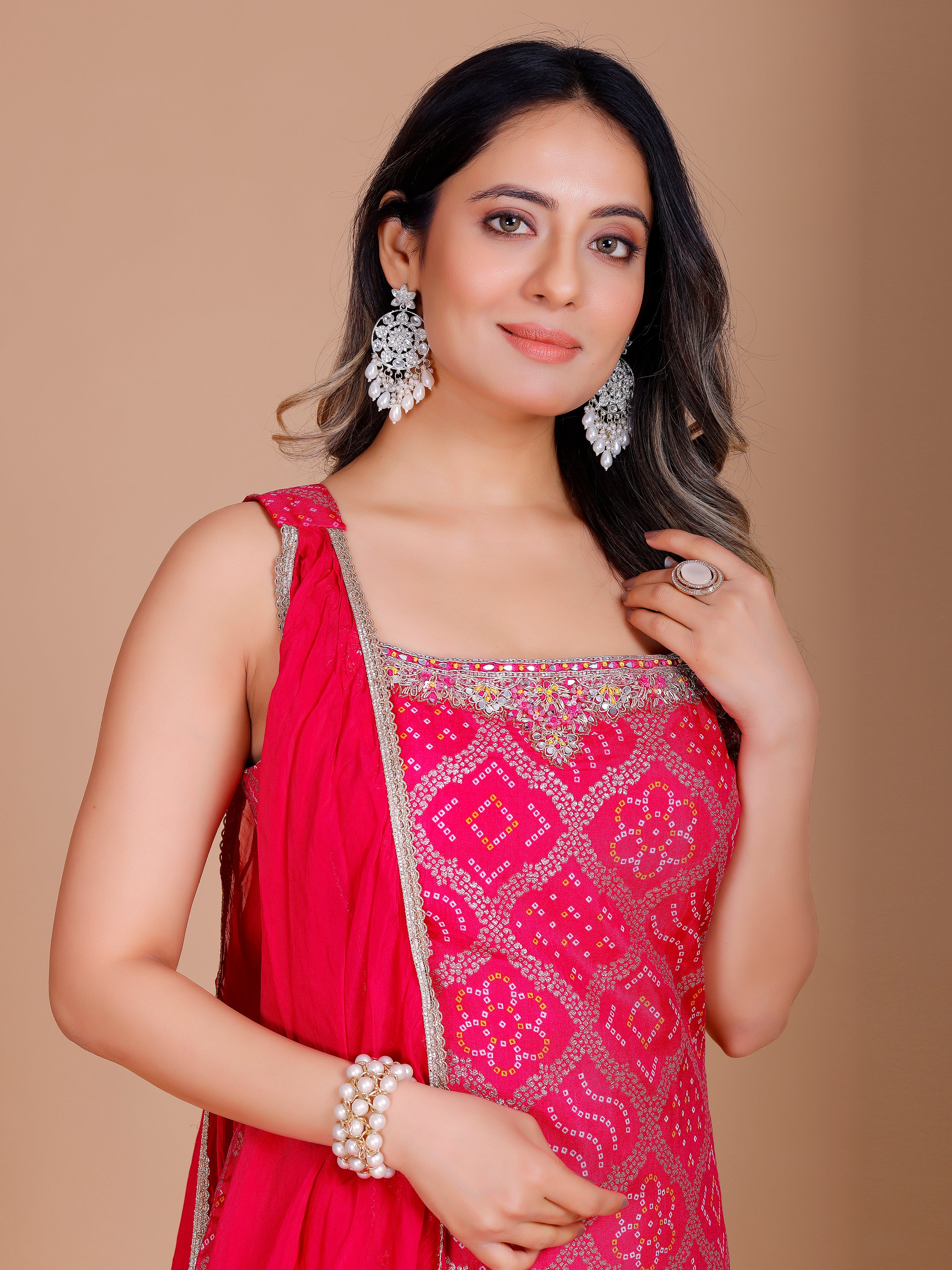 Ishita Palazzo Suit - Roop Darshan