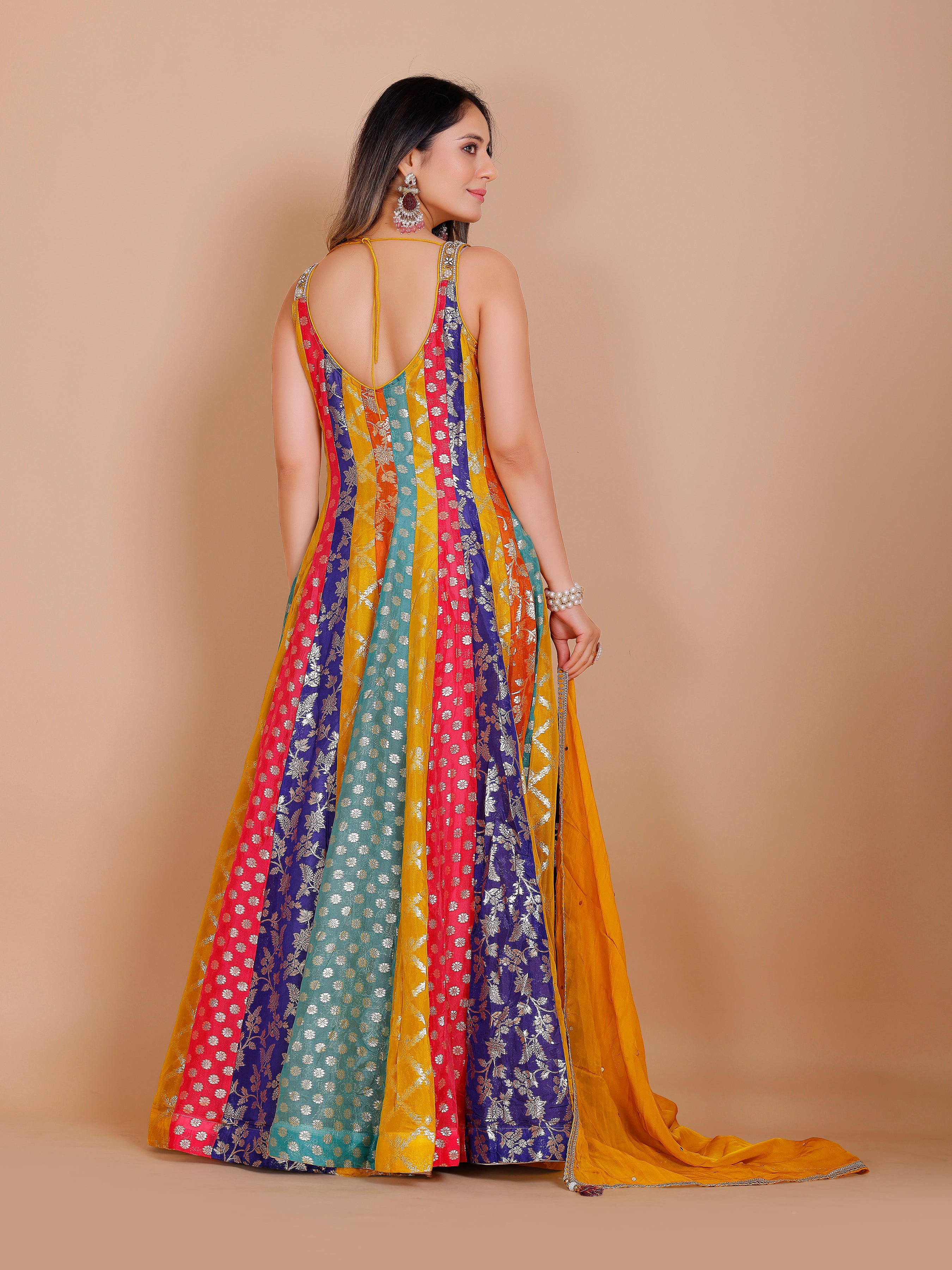 Tania Gown With Dupatta - Roop Darshan