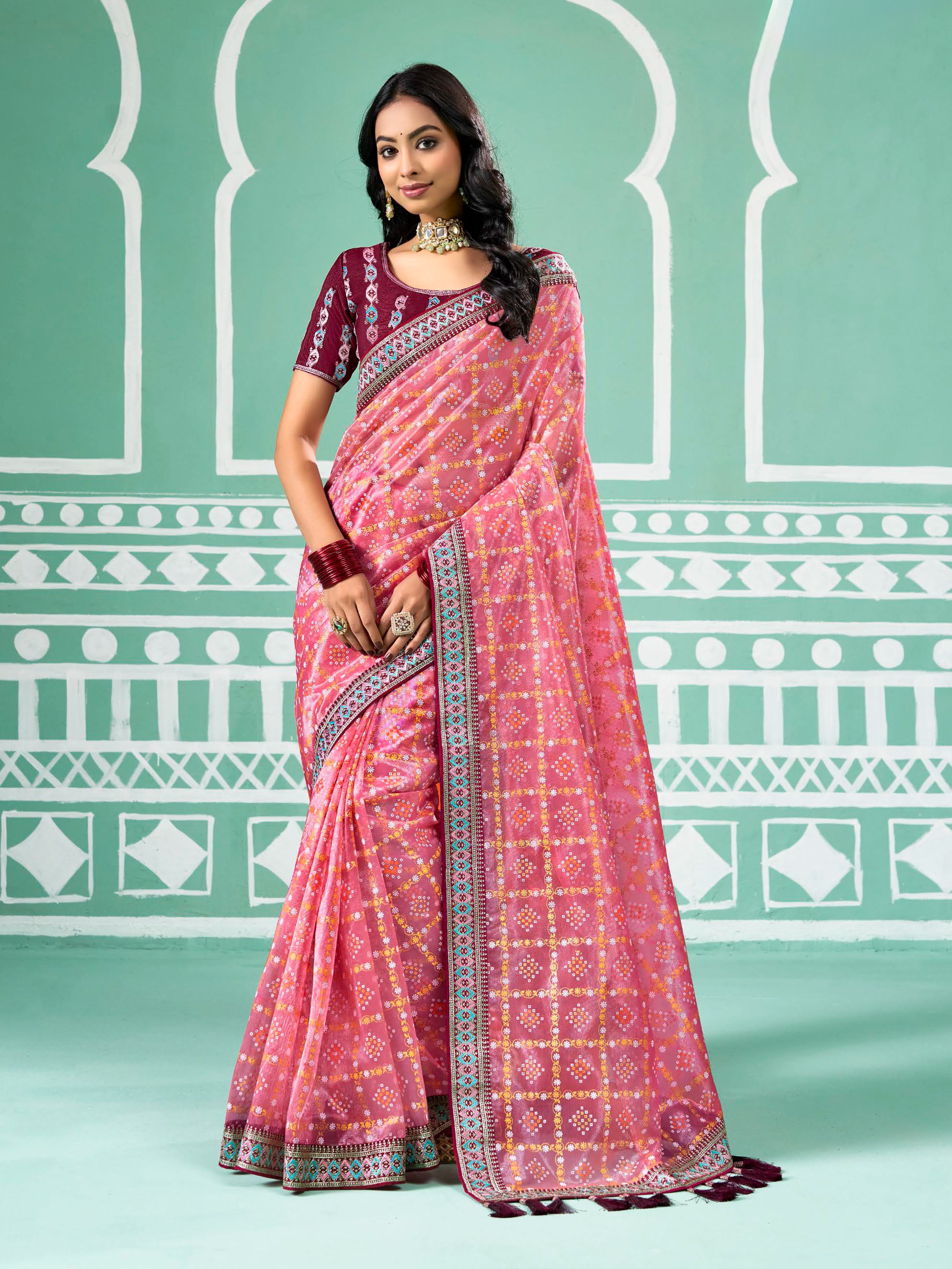 Akshara Choli Saree - Roop Darshan