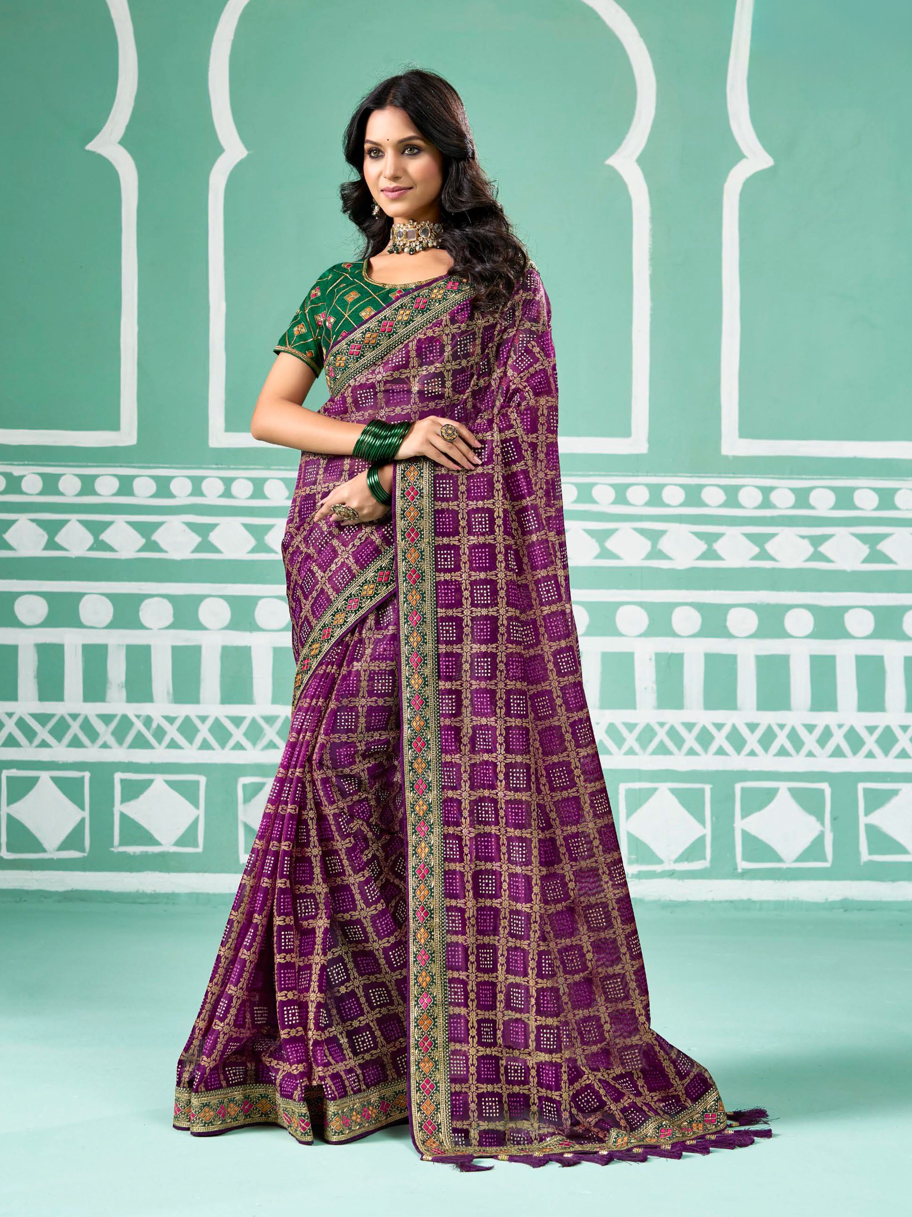 Akshara Choli Saree - Roop Darshan