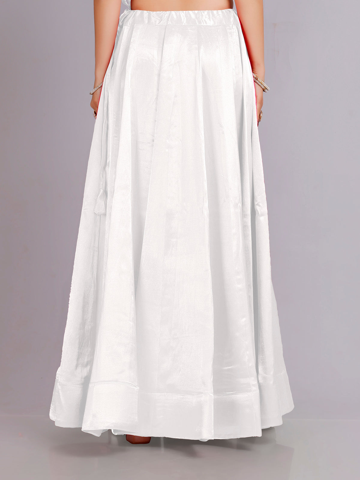 Ria Silk Plain Skirt