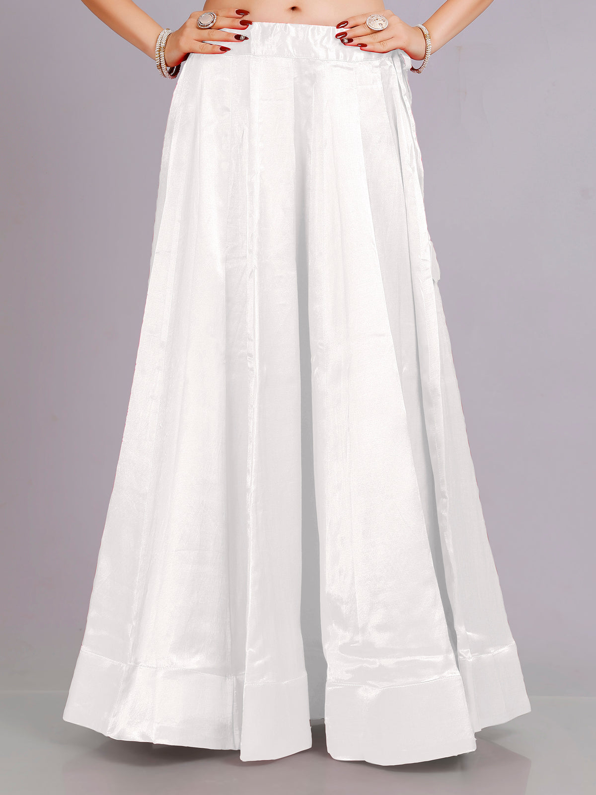 Ria Silk Plain Skirt