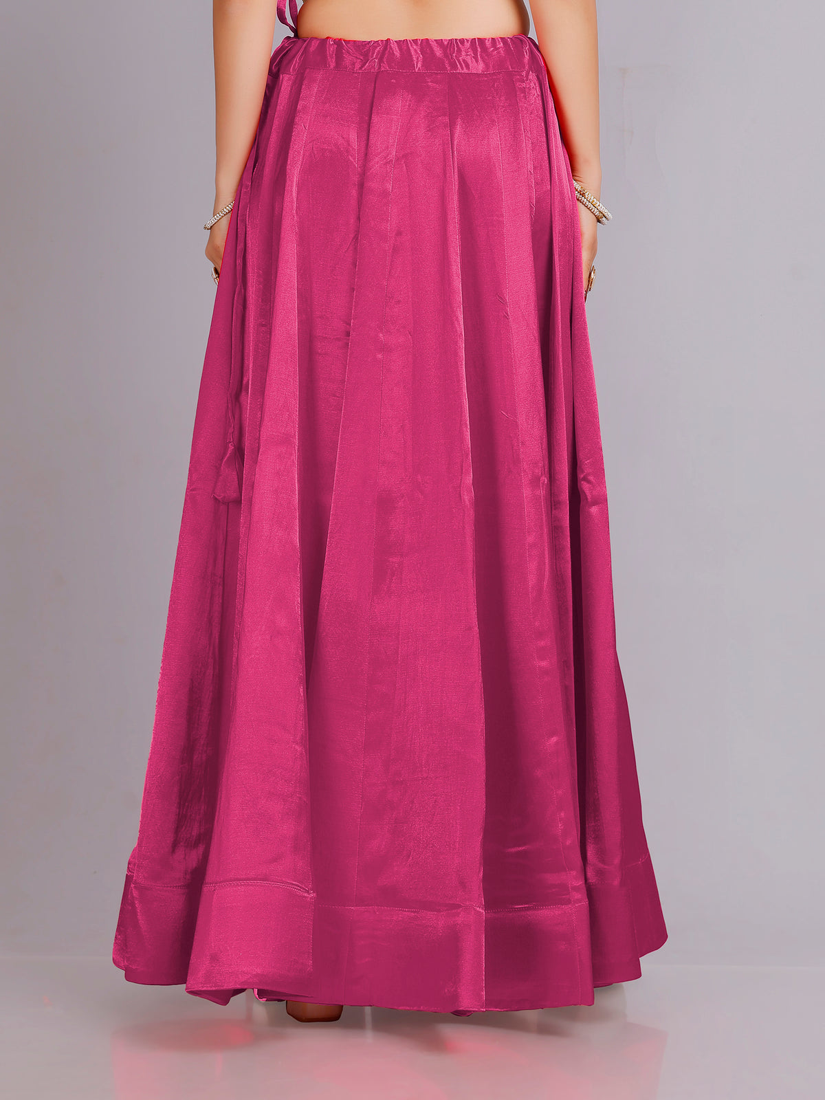 Ria Silk Plain Skirt