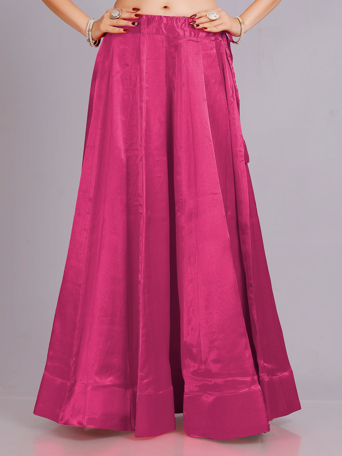 Ria Silk Plain Skirt