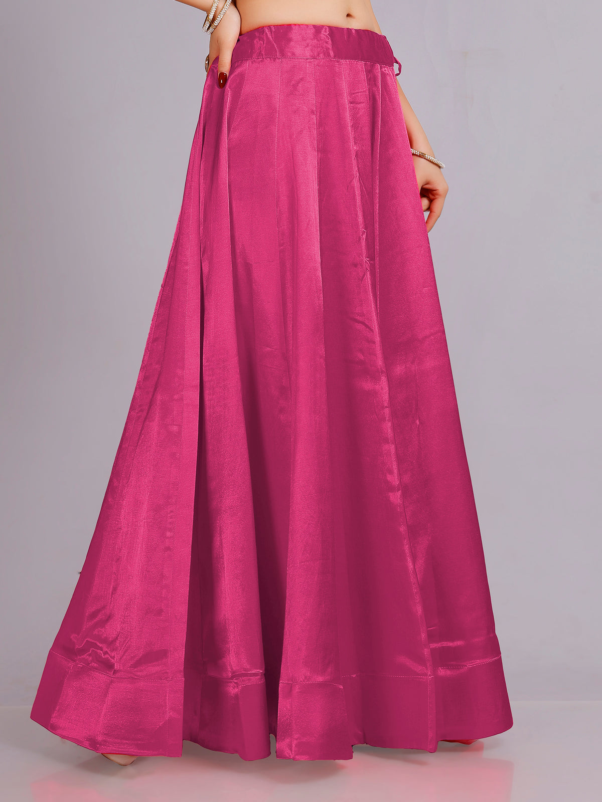 Ria Silk Plain Skirt