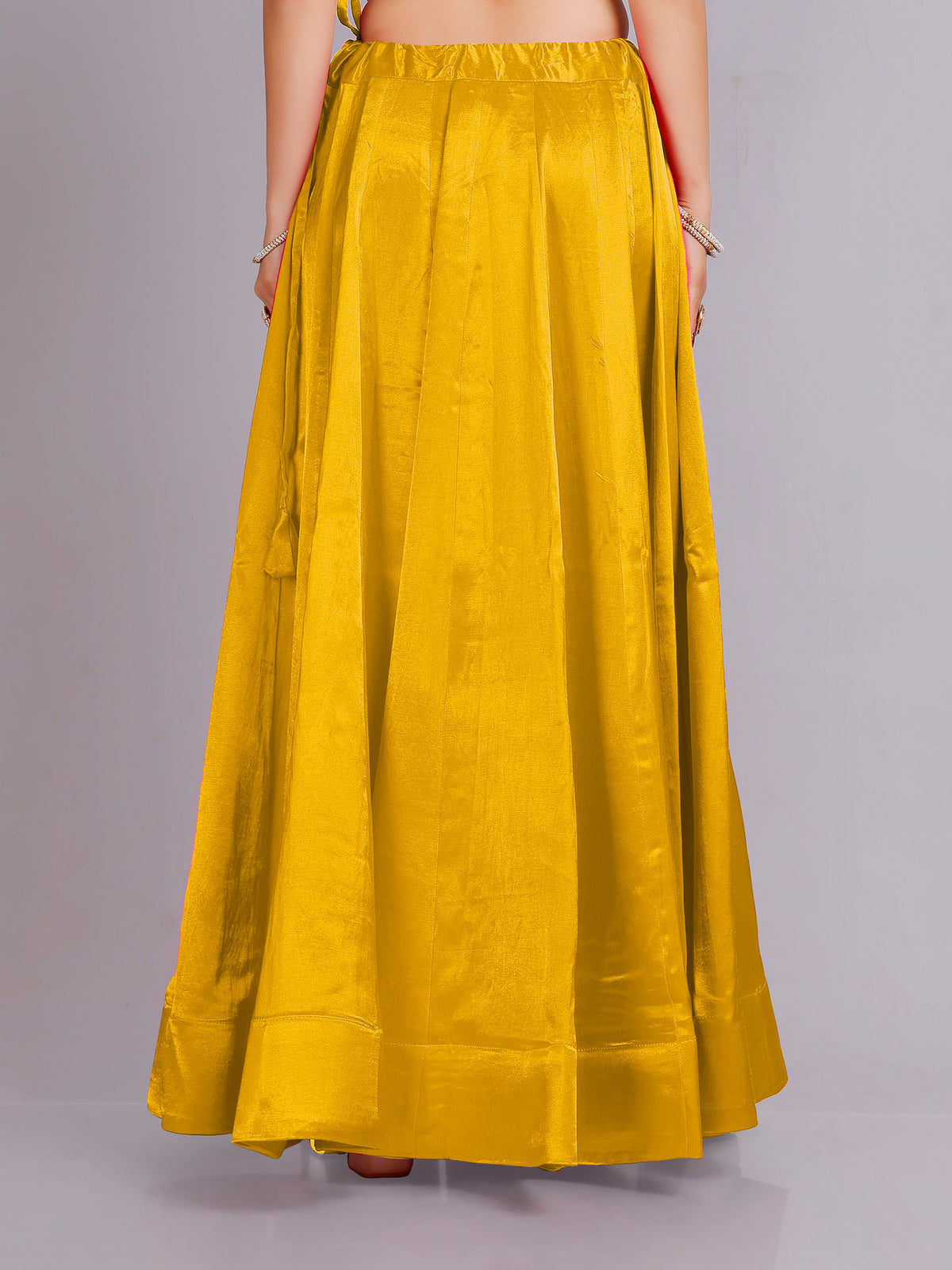 Ria Silk Plain Skirt