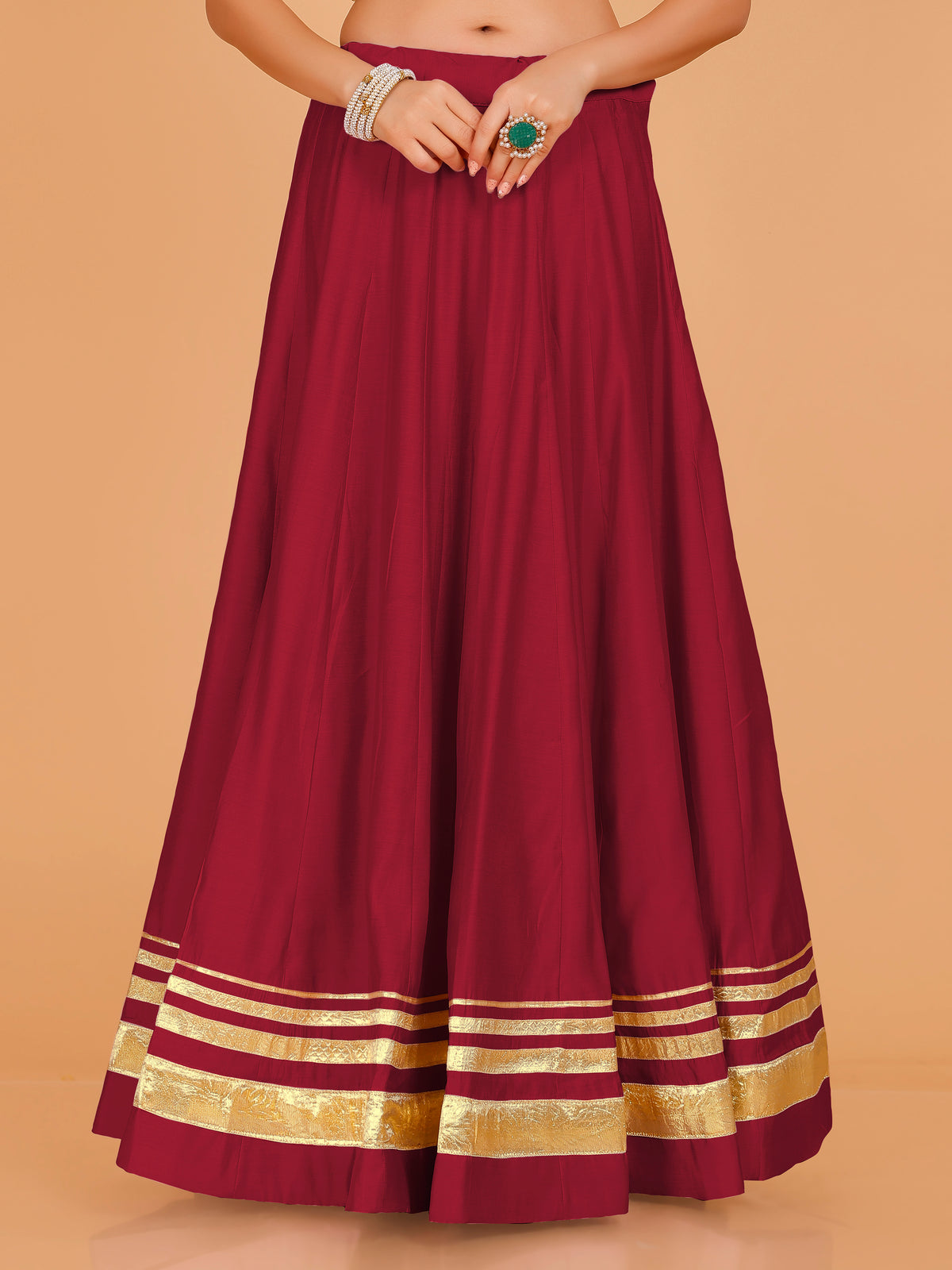 Leela Silk Skirt - Roop Darshan