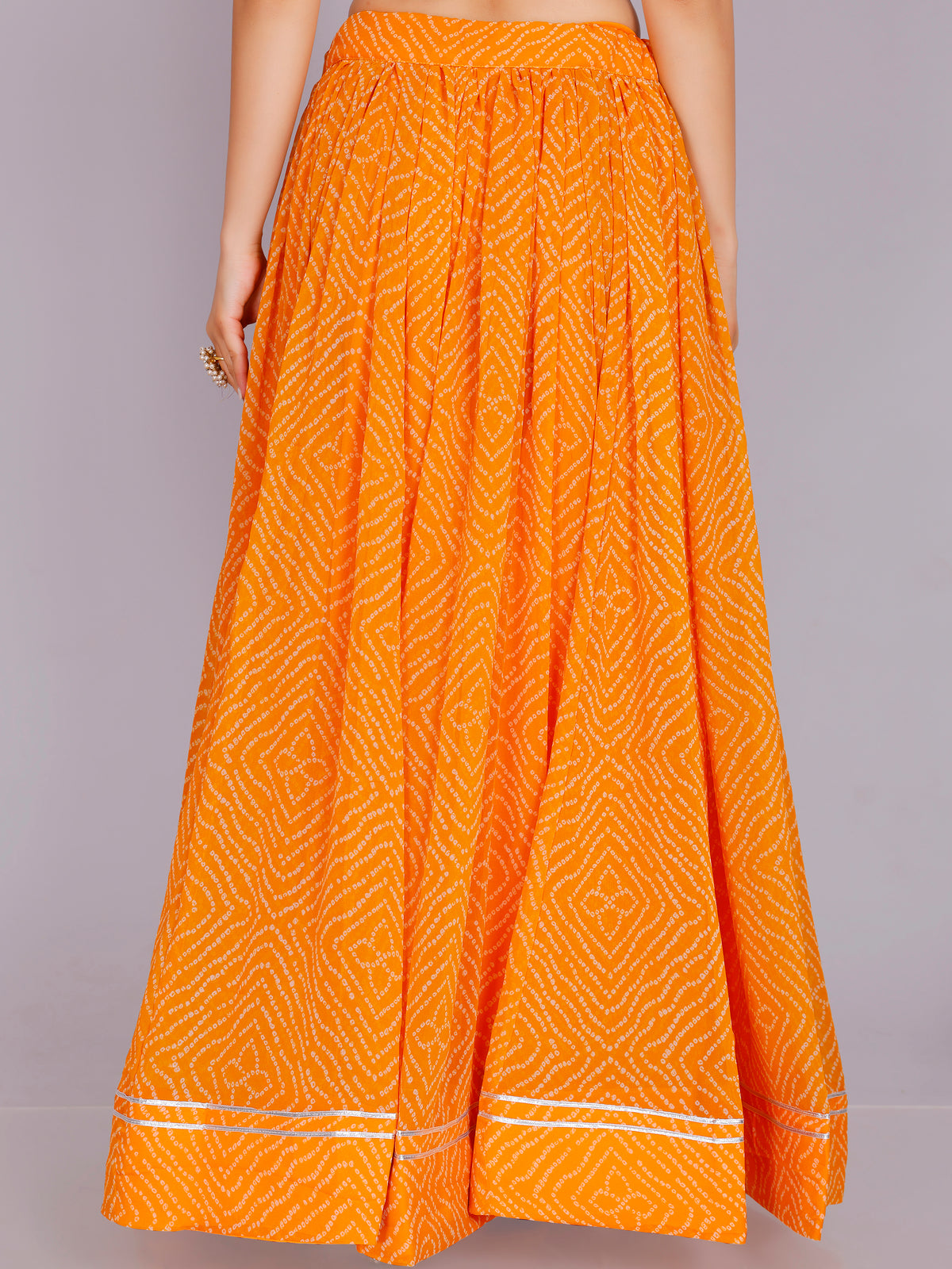 Bandhani Print Skirt