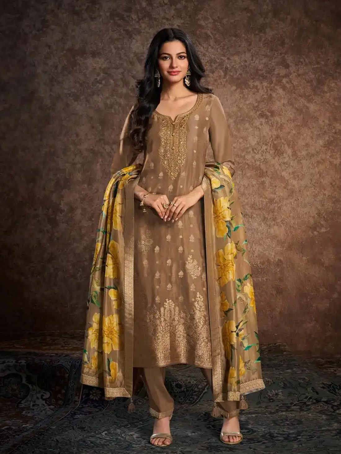 Ivanka Silk Straight-Cut Suit