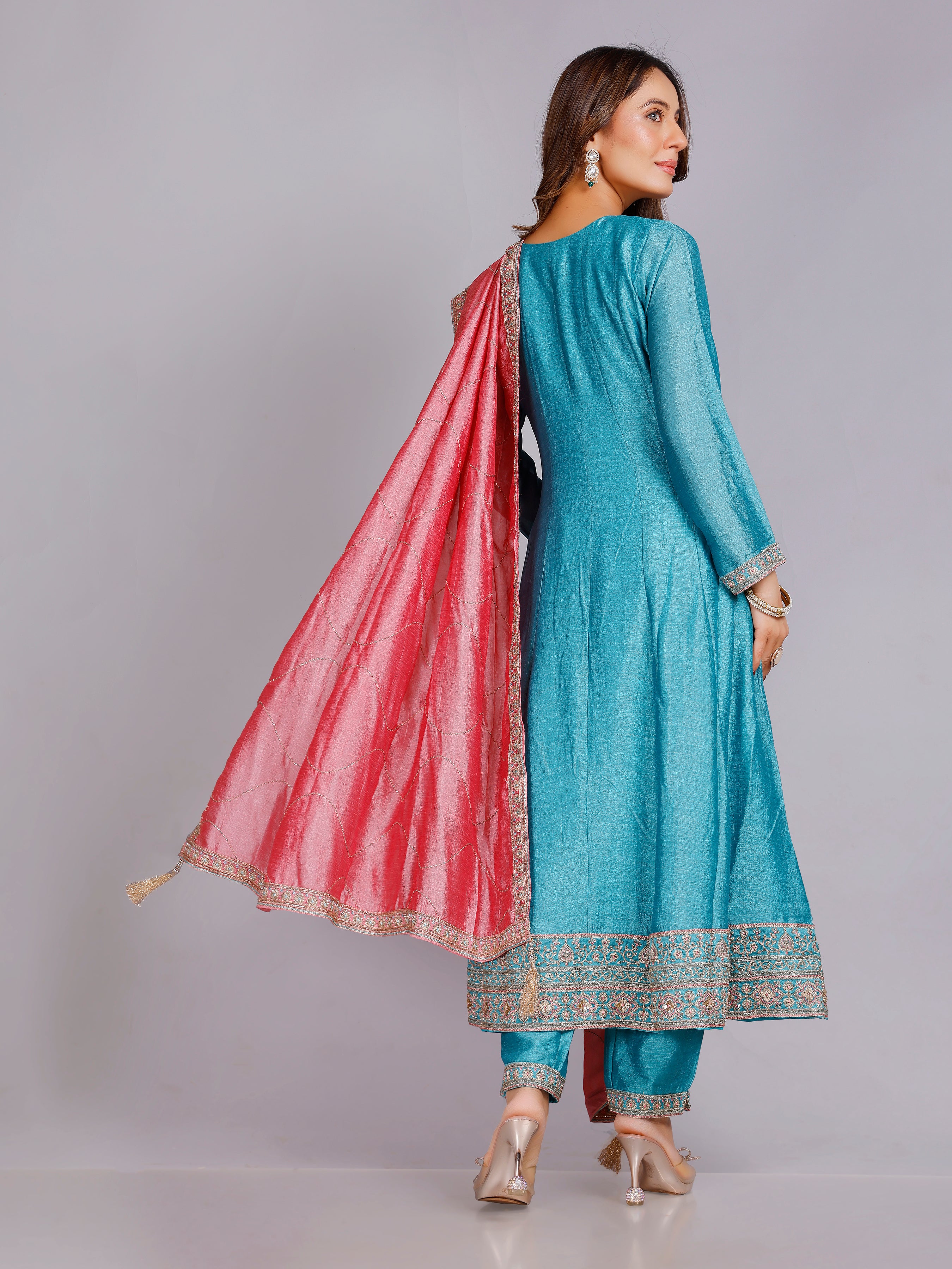 Rishita Silk Embellished Suit