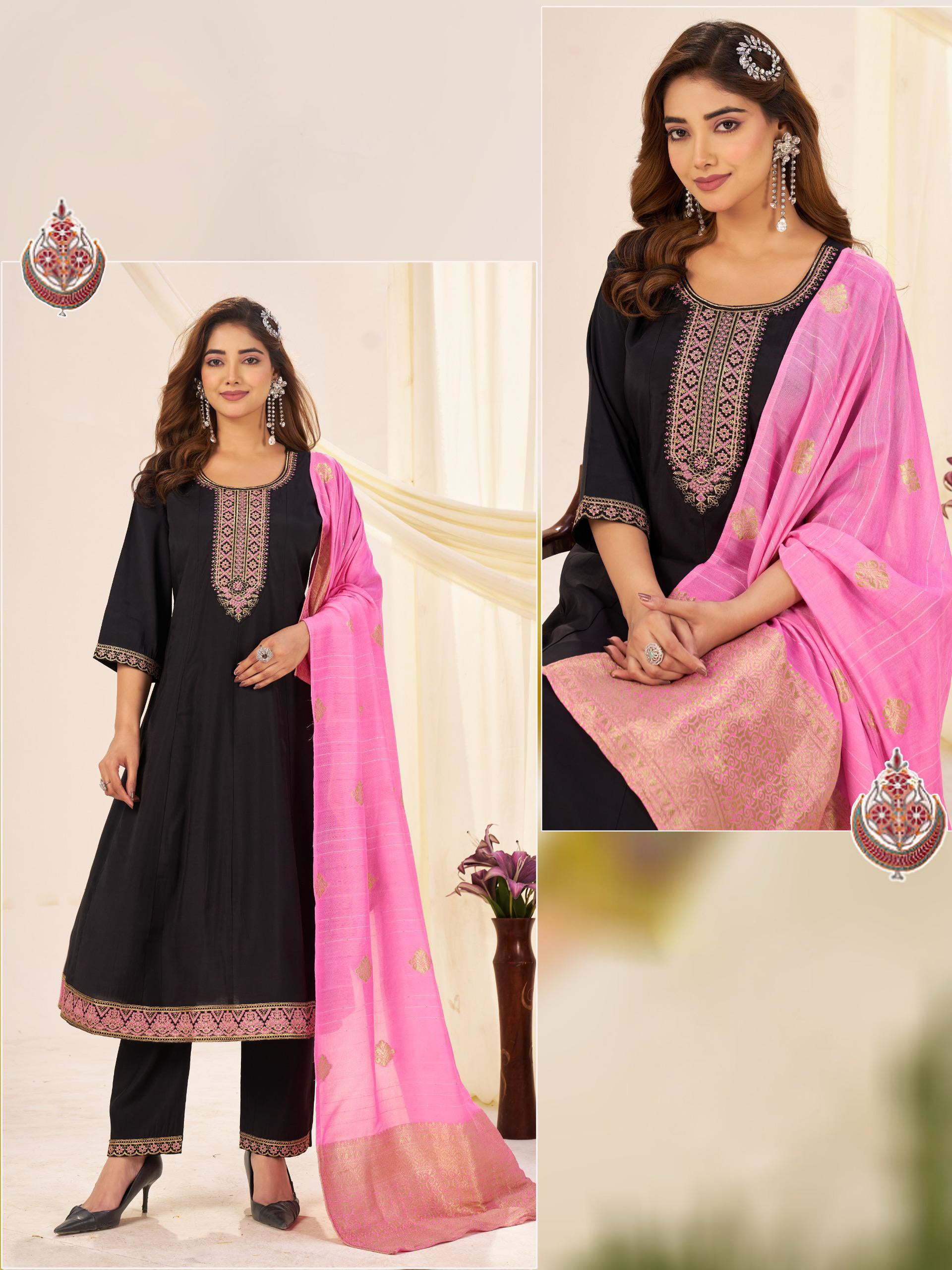 Hazel Flair Suit - Roop Darshan