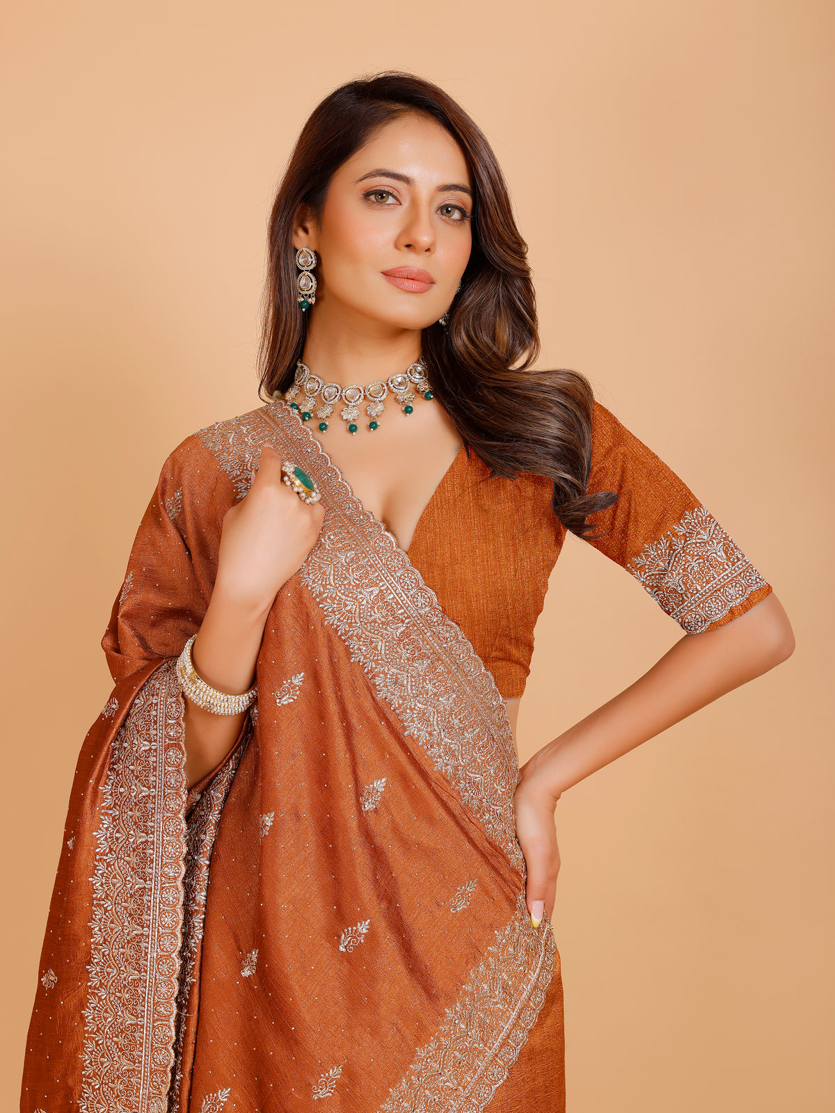 Vanshika Silk Zari Saree