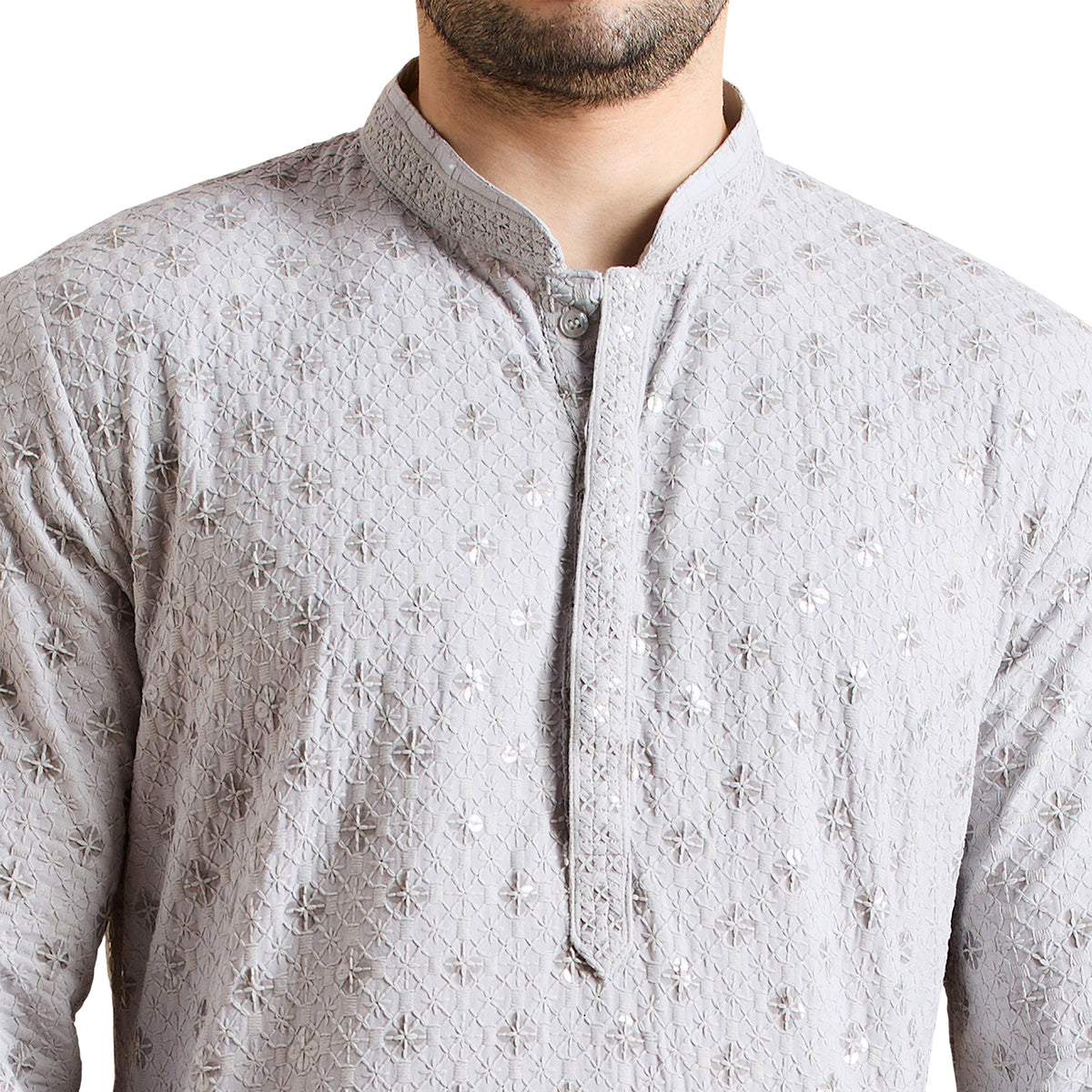 Chikankari Kurta Pyjama Set