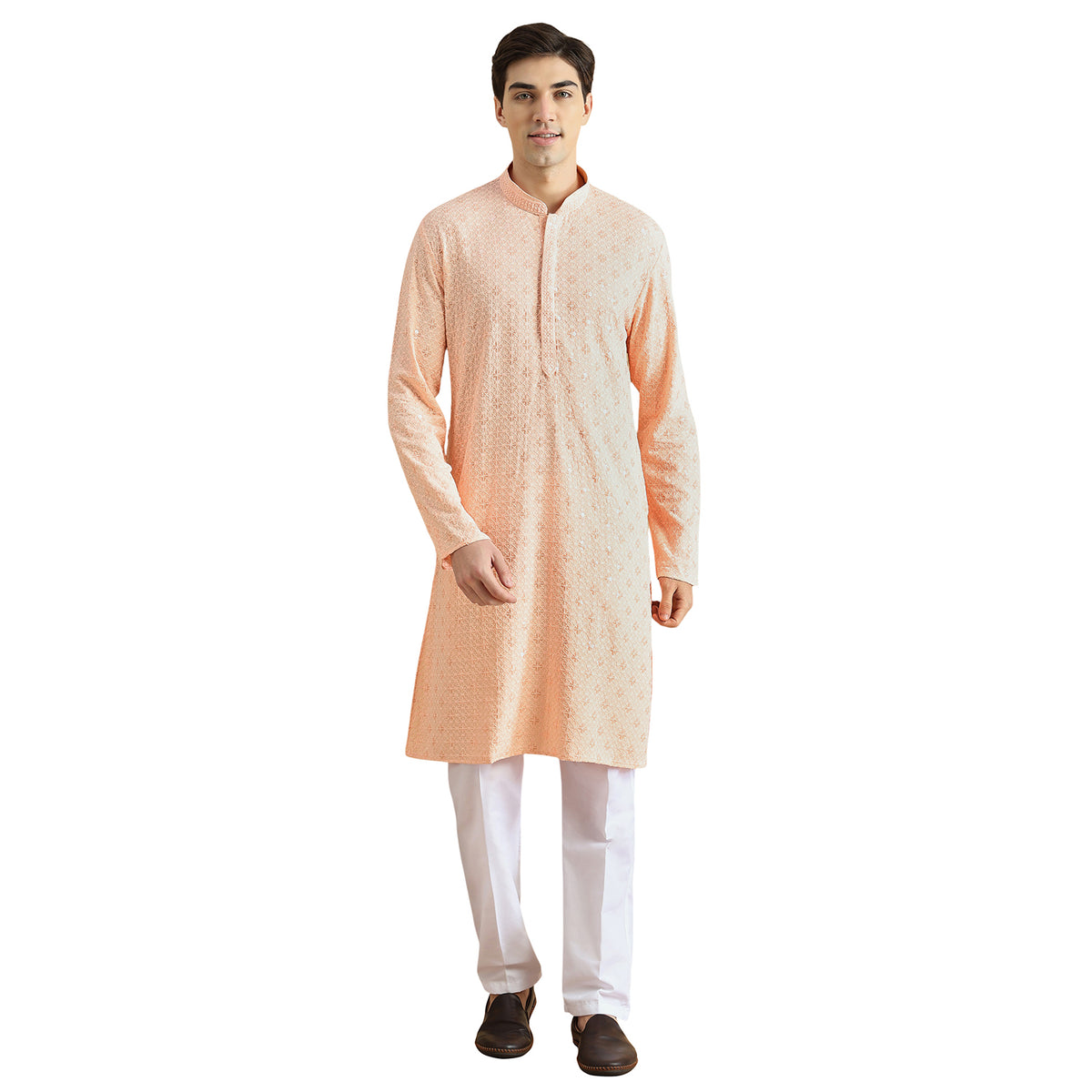 Chikankari Kurta Pyjama Set