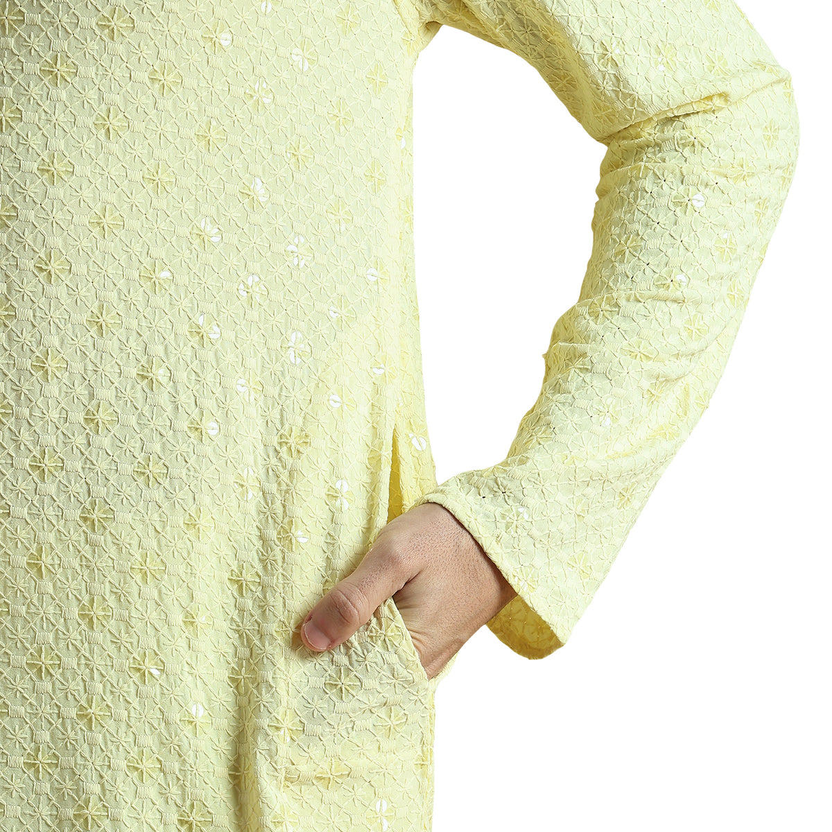 Chikankari Kurta Pyjama Set