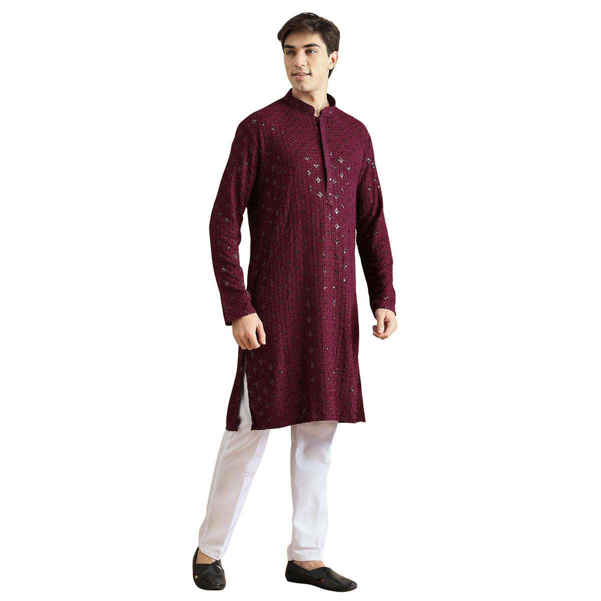 Chikankari Kurta Pyjama Set