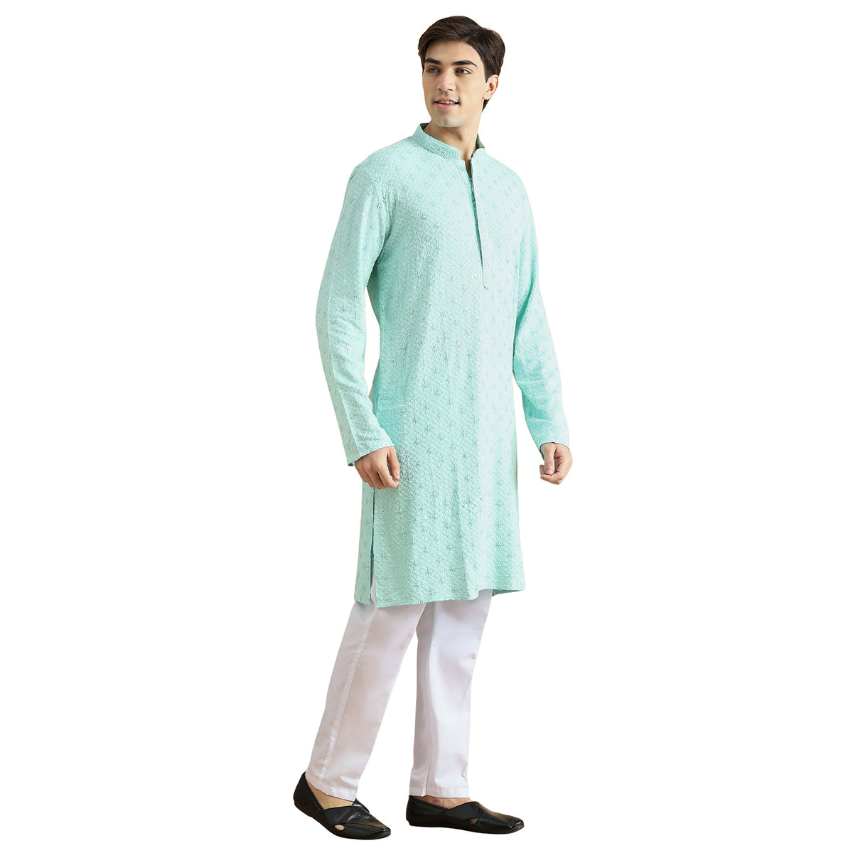 Chikankari Kurta Pyjama Set