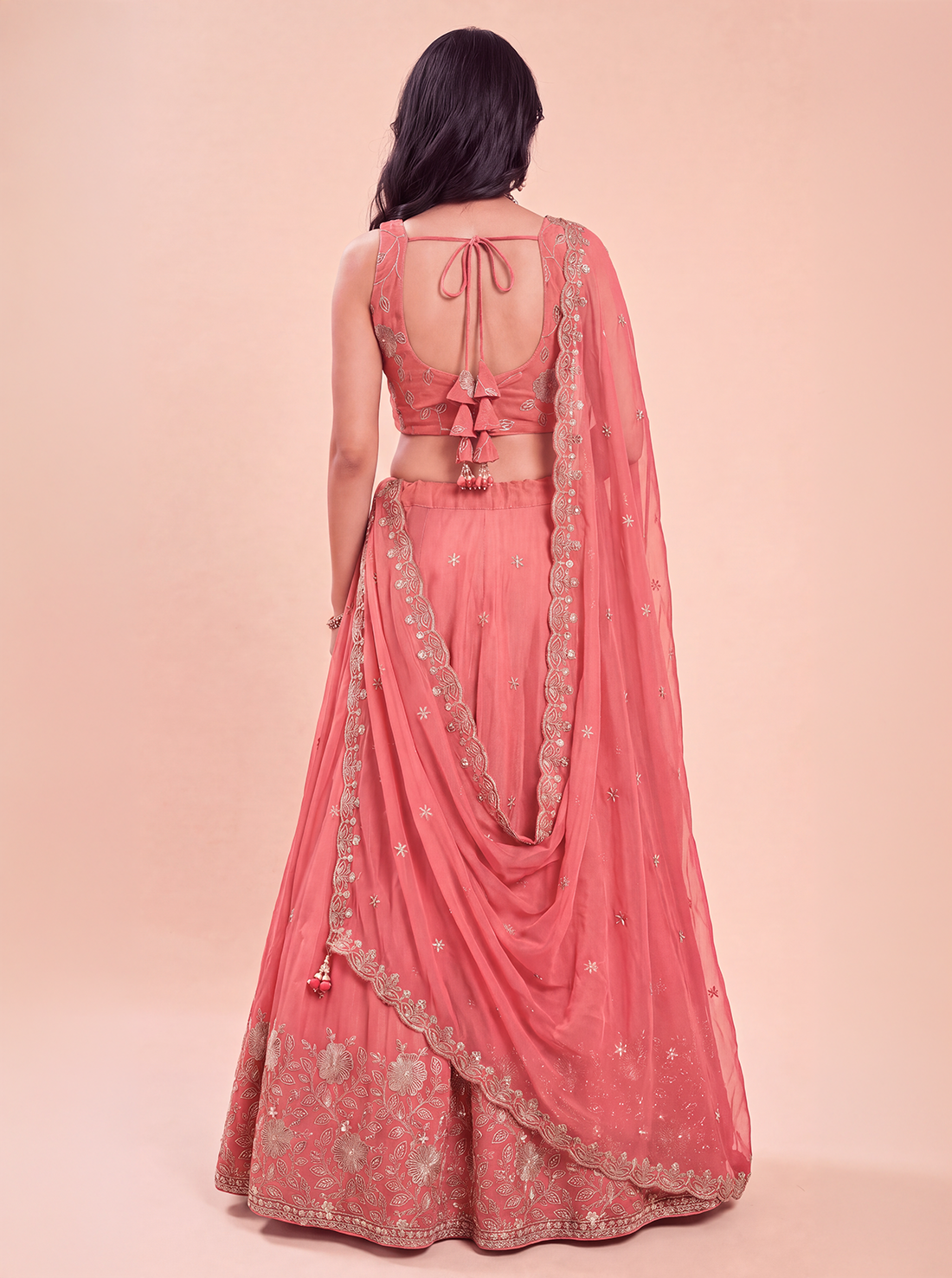 Tanvi Tissue Lehenga Set