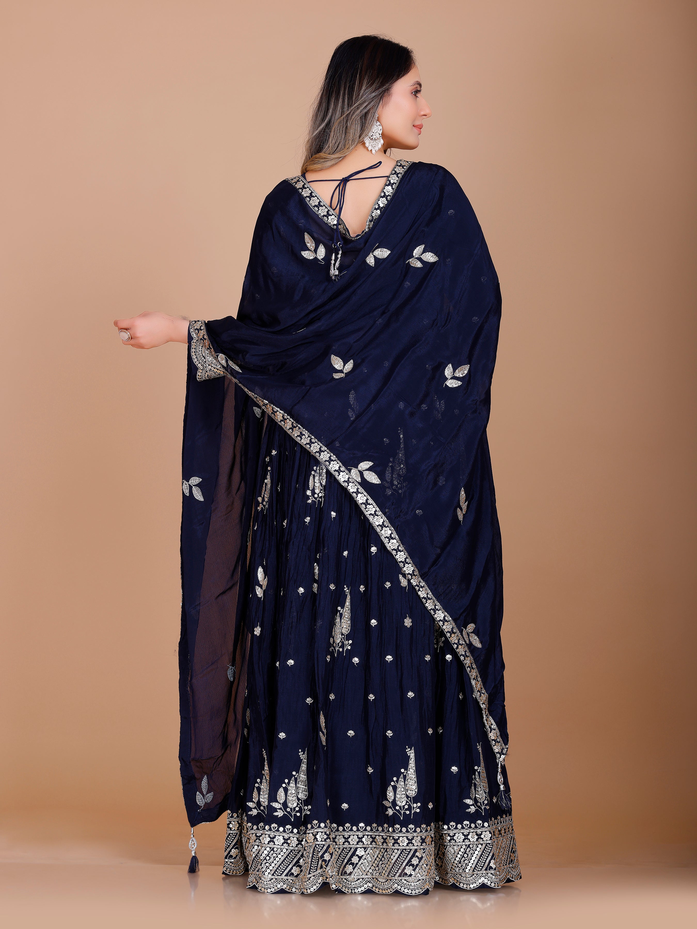 Zarina Gown With Dupatta - Roop Darshan