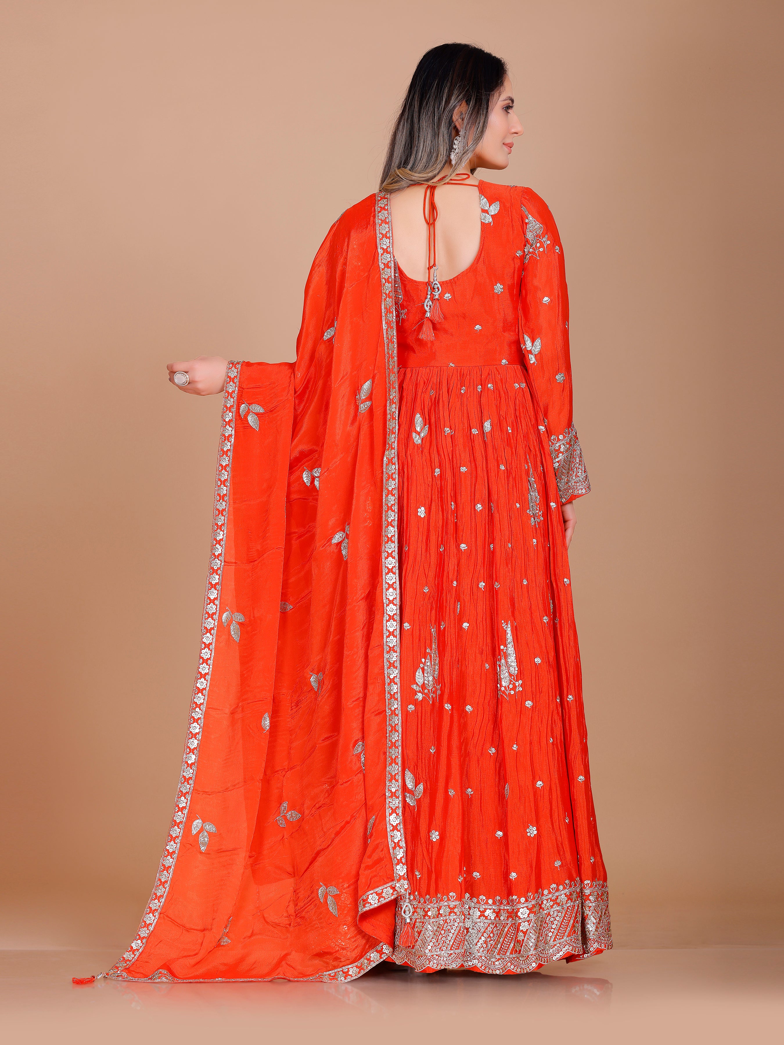Zarina Gown With Dupatta - Roop Darshan