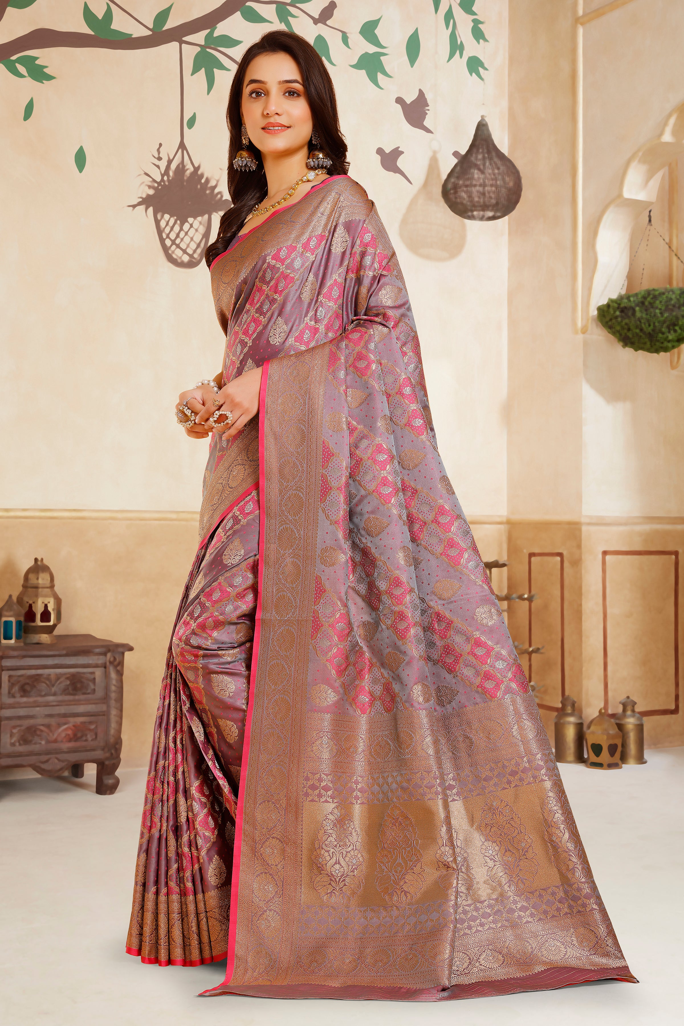 Jemini Saree - Roop Darshan